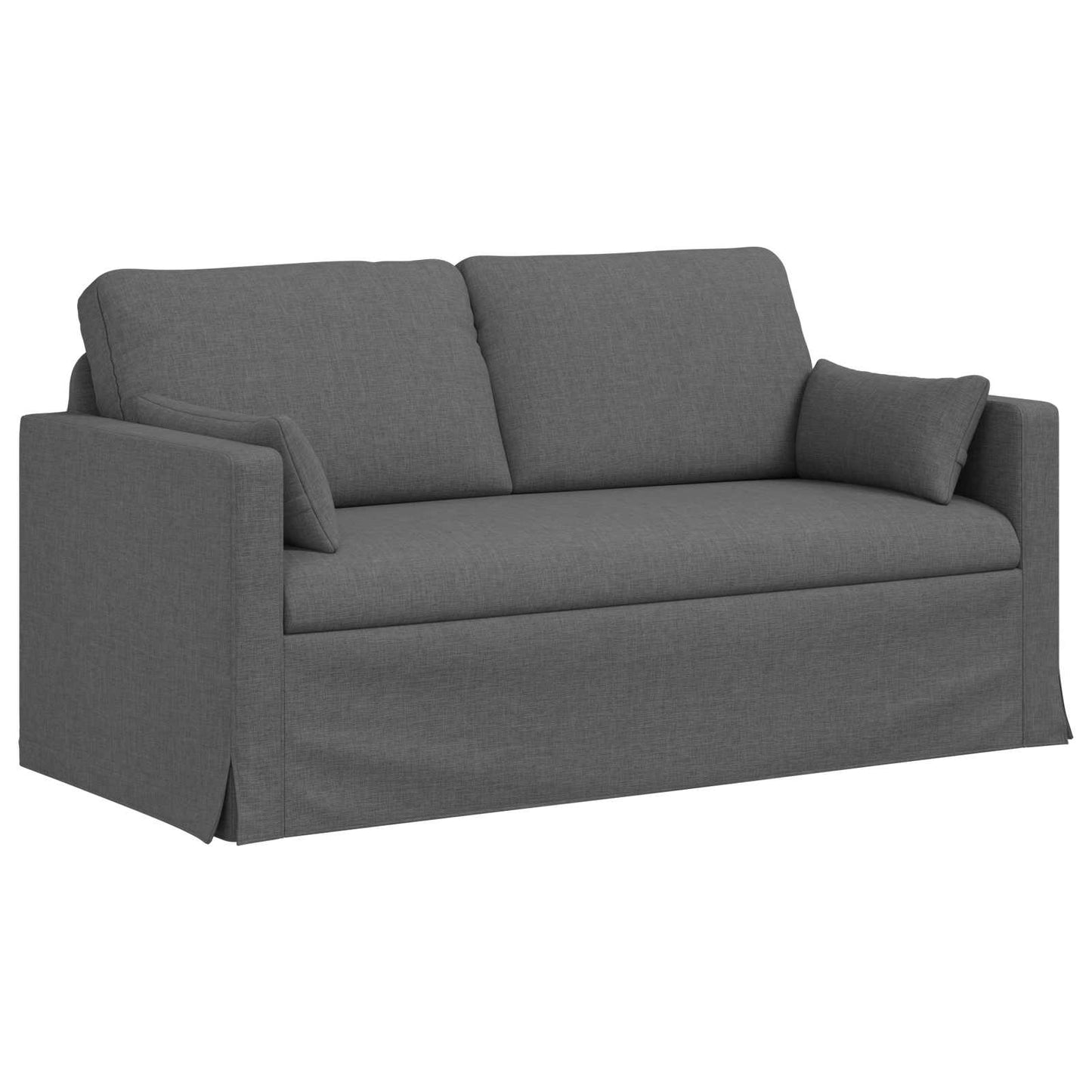 Sofa Dunkelgrau 158 x 78 x 80 cm Stoff