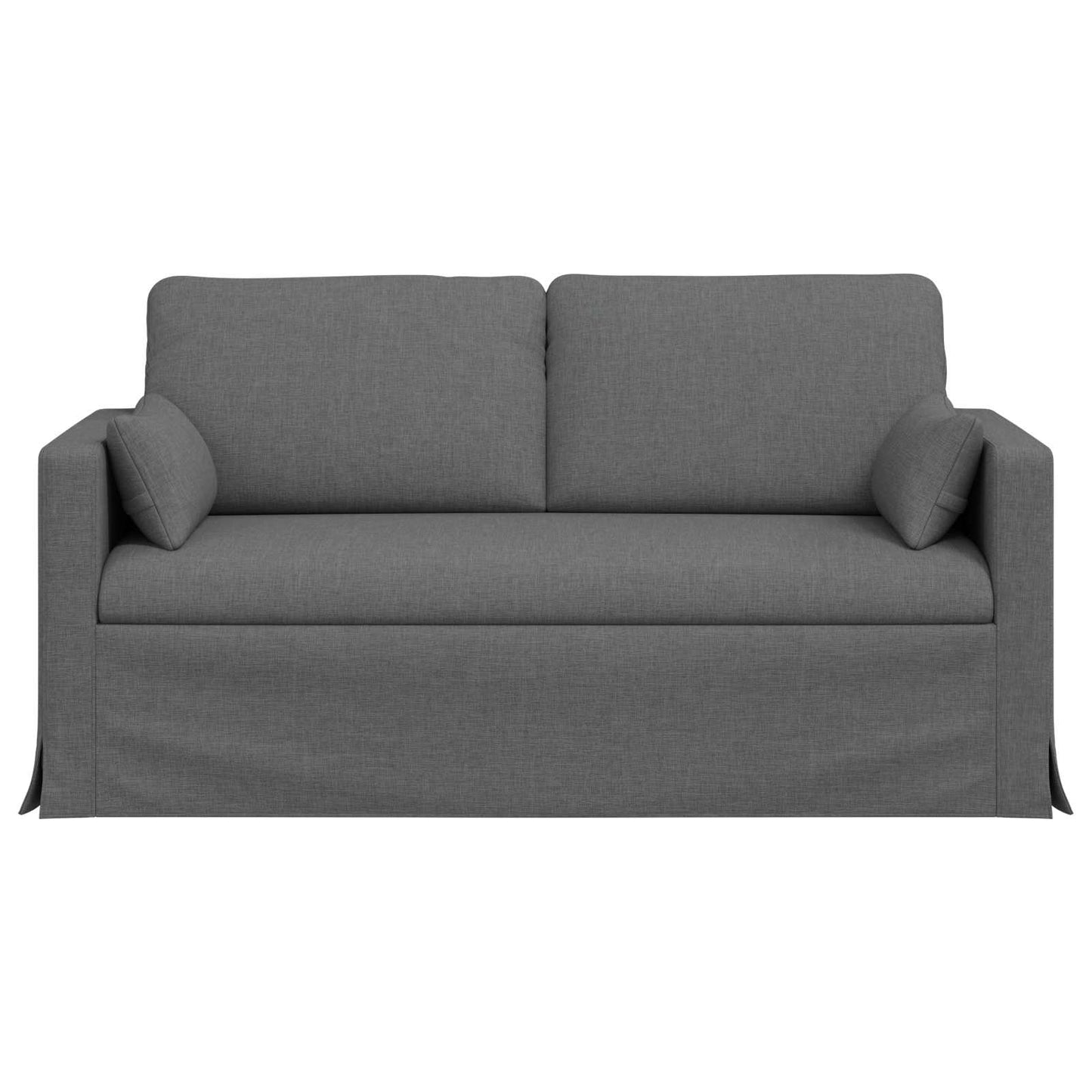 Sofa Dunkelgrau 158 x 78 x 80 cm Stoff