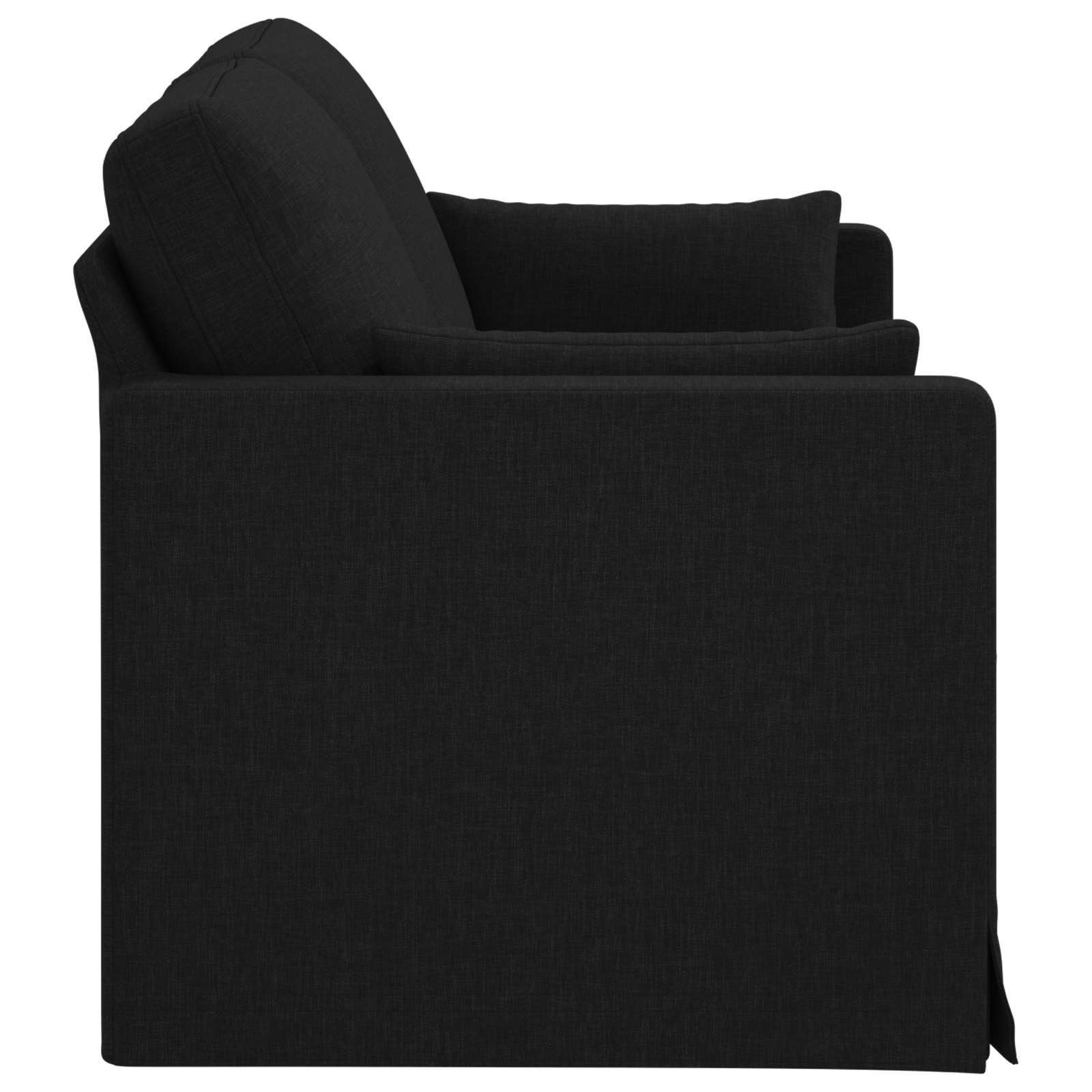 Sofa Schwarz 158 x 78 x 80 cm Stoff