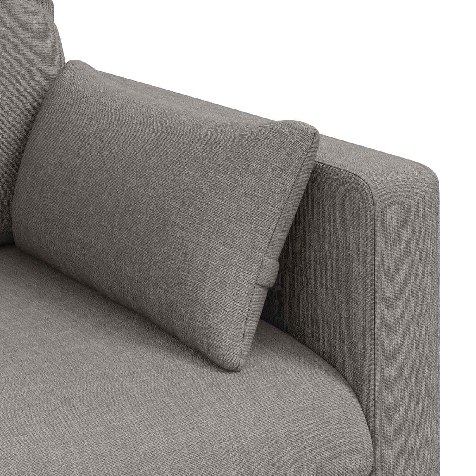 Sofa Taupe 158 x 78 x 80 cm Stoff