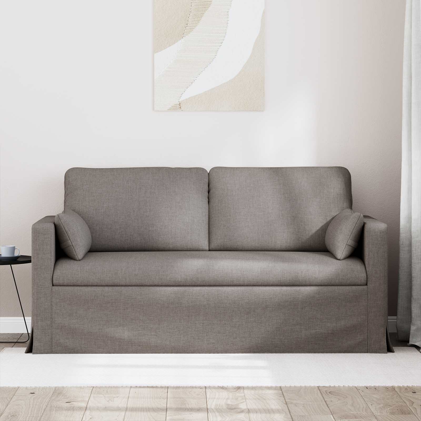 Sofa Taupe 158 x 78 x 80 cm Stoff