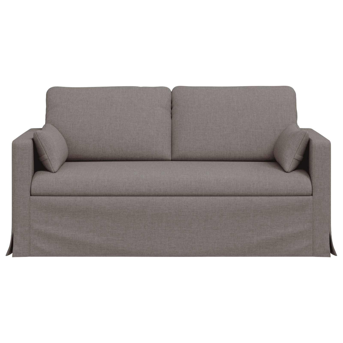 Sofa 2-Sitzer Taupe 158 x 78 x 80 cm Stoff