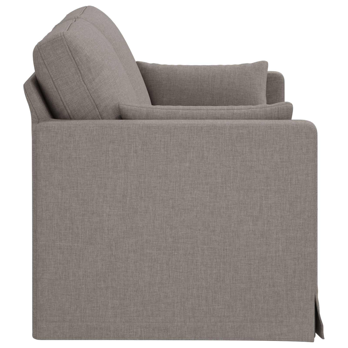 Sofa 2-Sitzer Taupe 158 x 78 x 80 cm Stoff