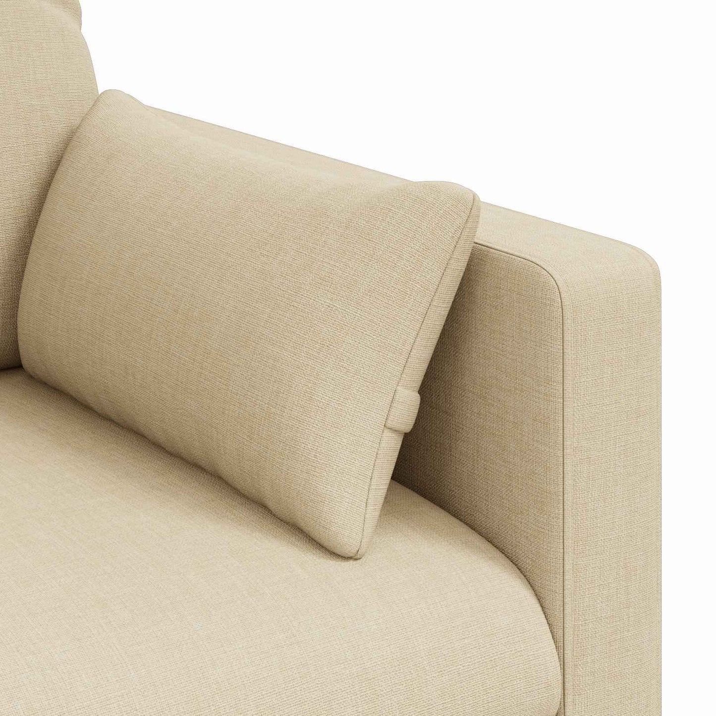 Sofa Creme 158 x 78 x 80 cm Stoff