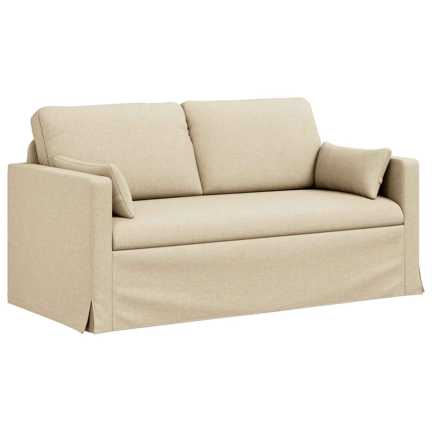 Sofa Creme 158 x 78 x 80 cm Stoff