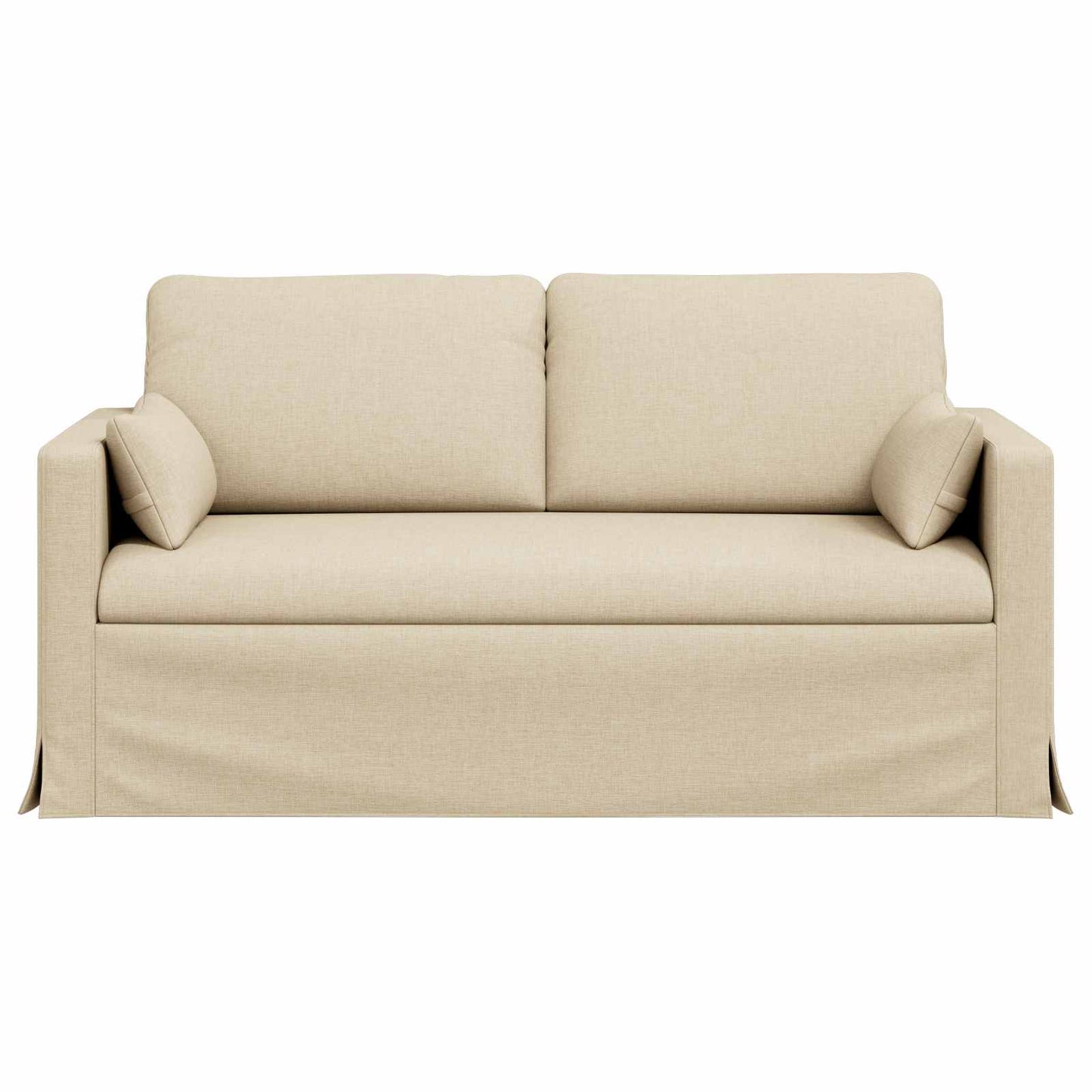 Sofa Creme 158 x 78 x 80 cm Stoff