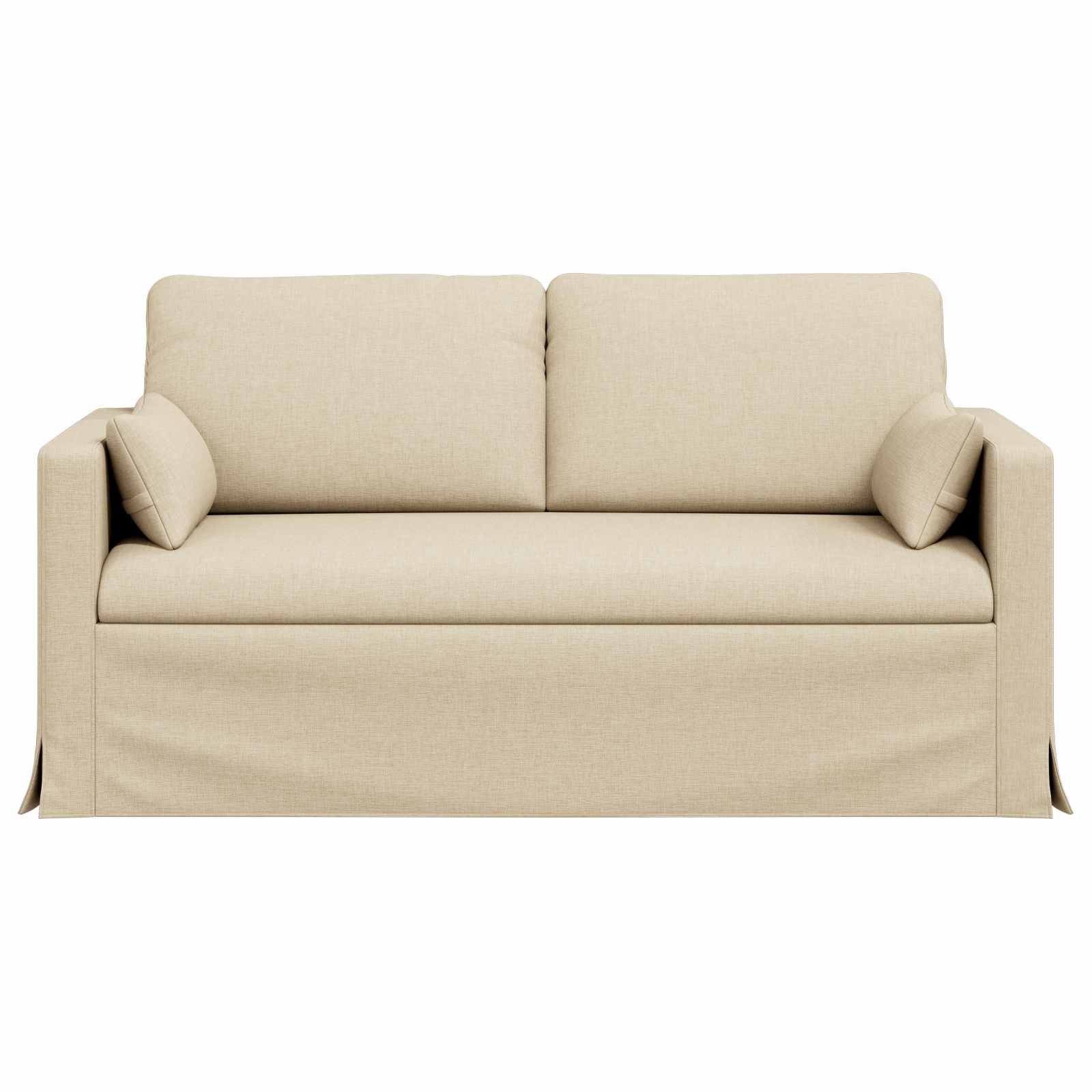 Sofa Creme 158 x 78 x 80 cm Stoff
