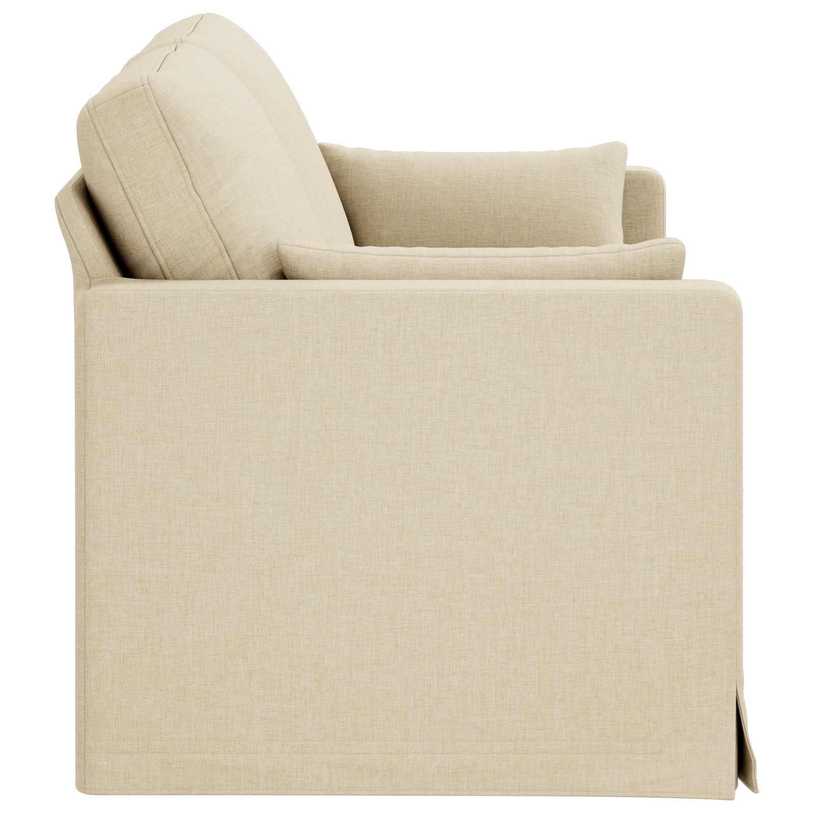 Sofa Creme 158 x 78 x 80 cm Stoff