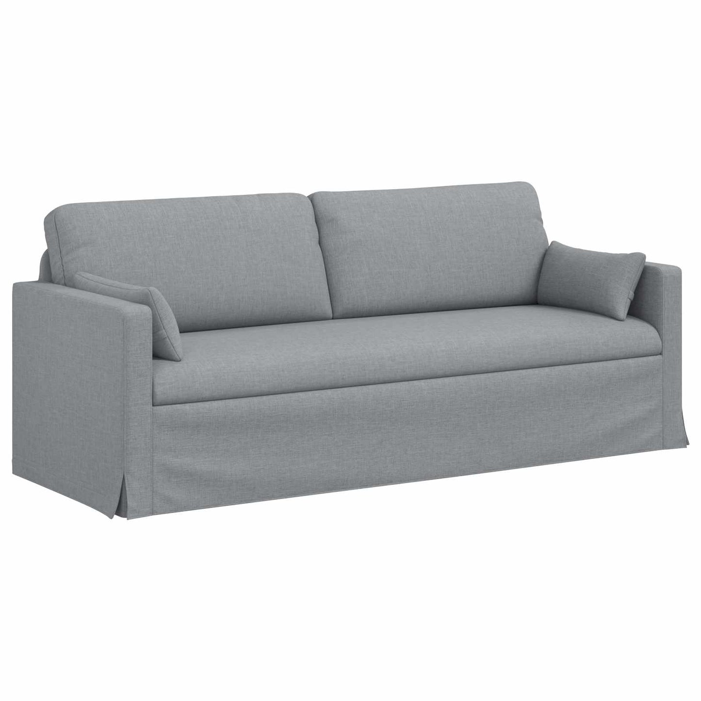 Sofa Hellgrau 78 x 78 x 80 cm Stoff