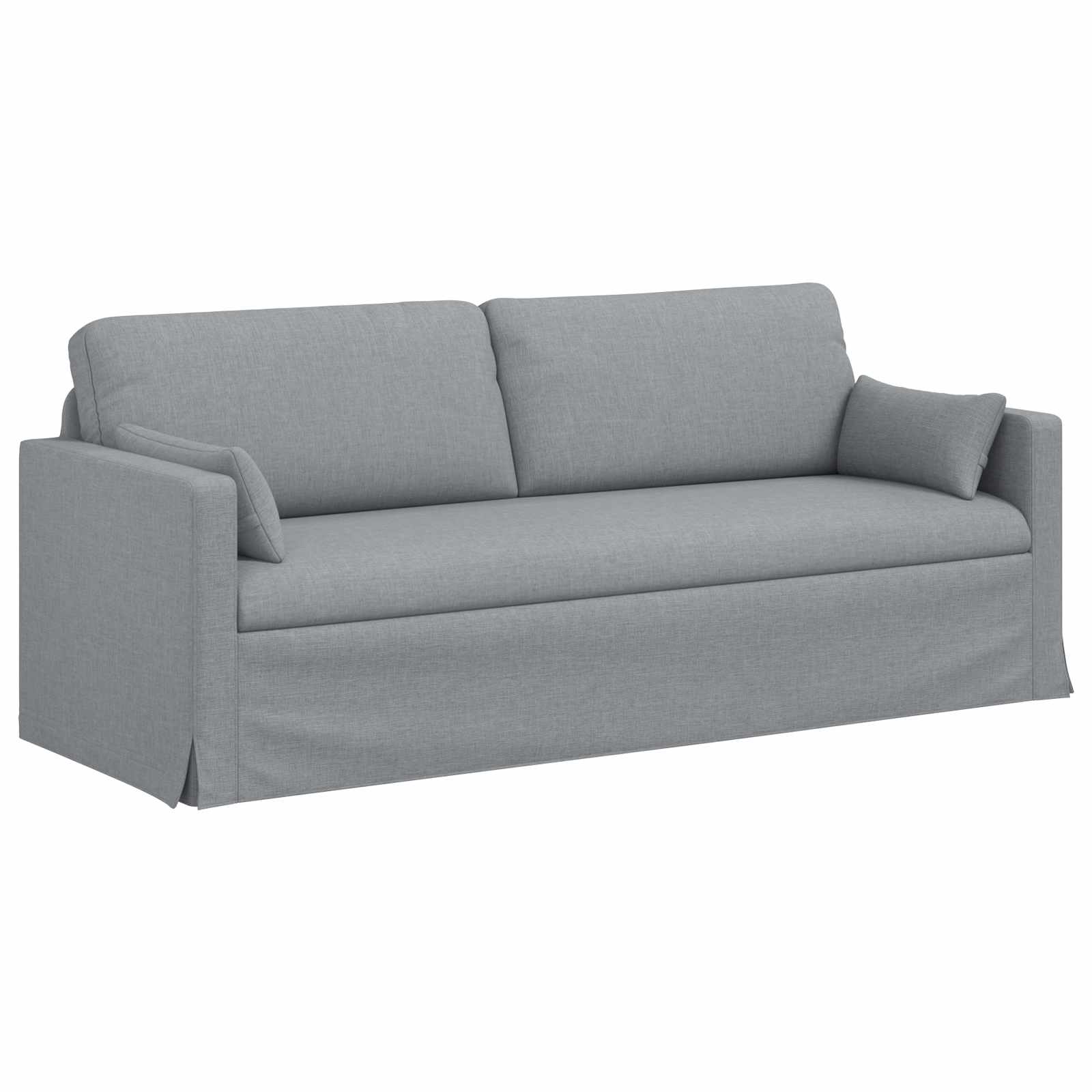 Sofa Hellgrau 78 x 78 x 80 cm Stoff