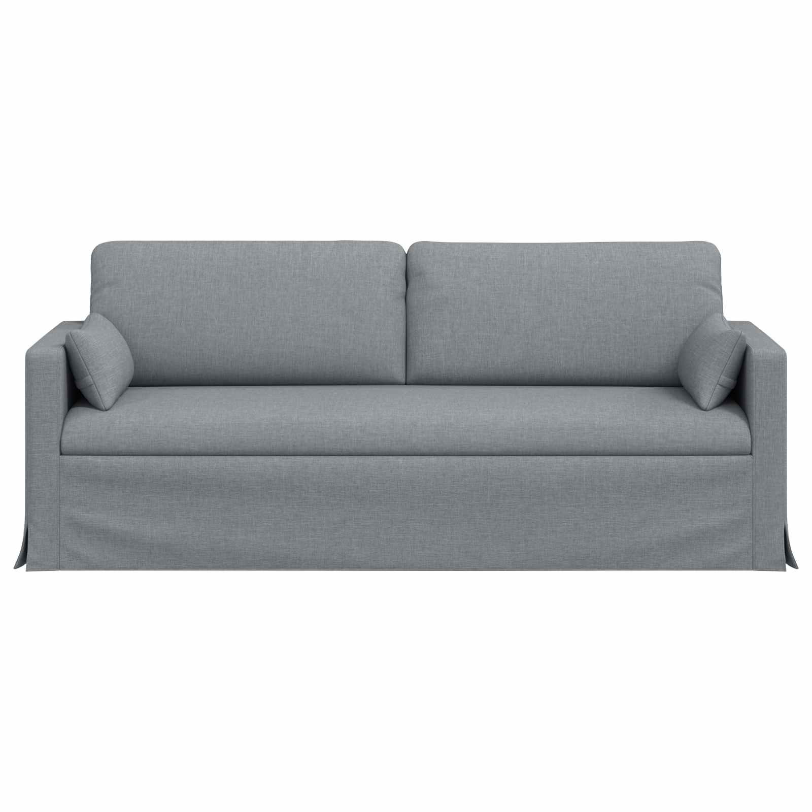 Sofa Hellgrau 78 x 78 x 80 cm Stoff