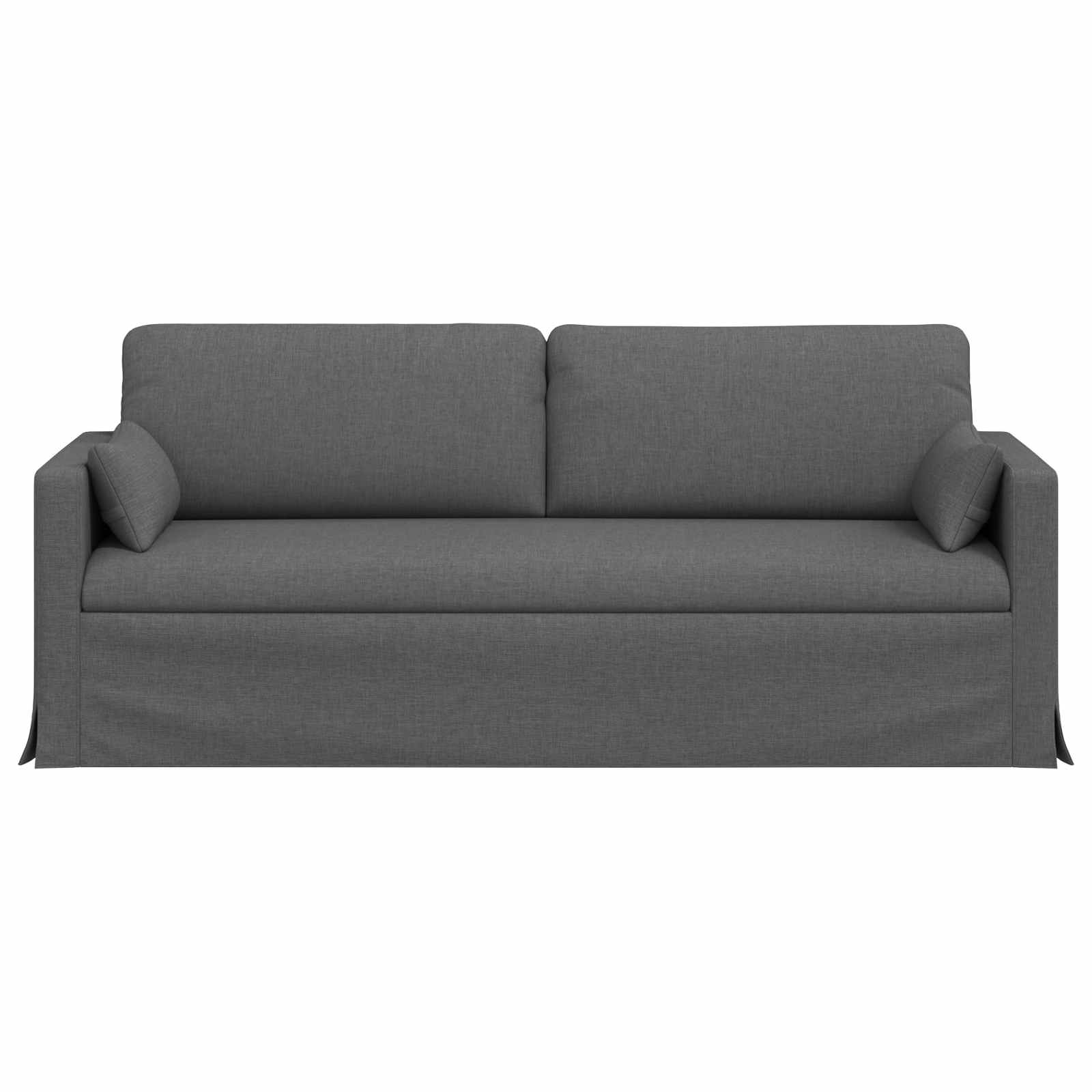 Sofa Dunkelgrau 198 x 78 x 80 cm Stoff