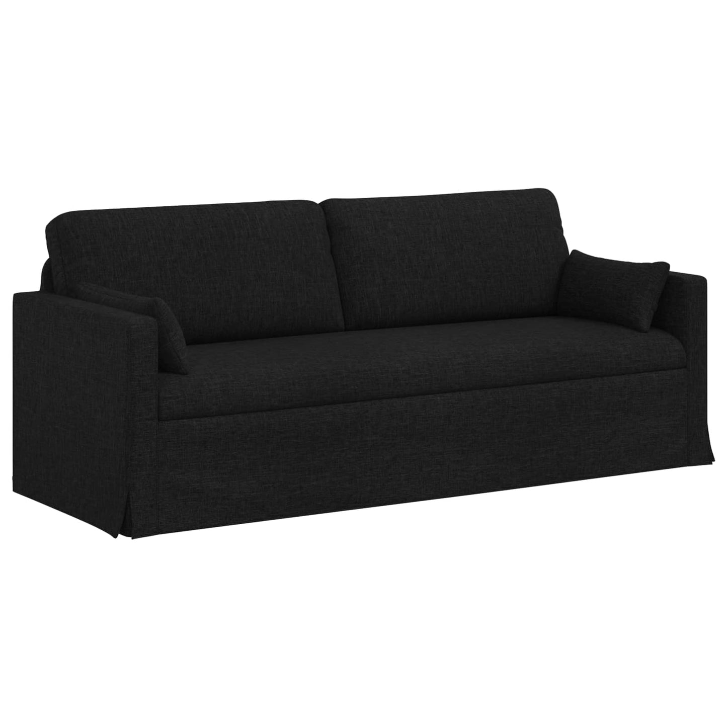 Sofa Schwarz 198 x 78 x 80 cm Stoff