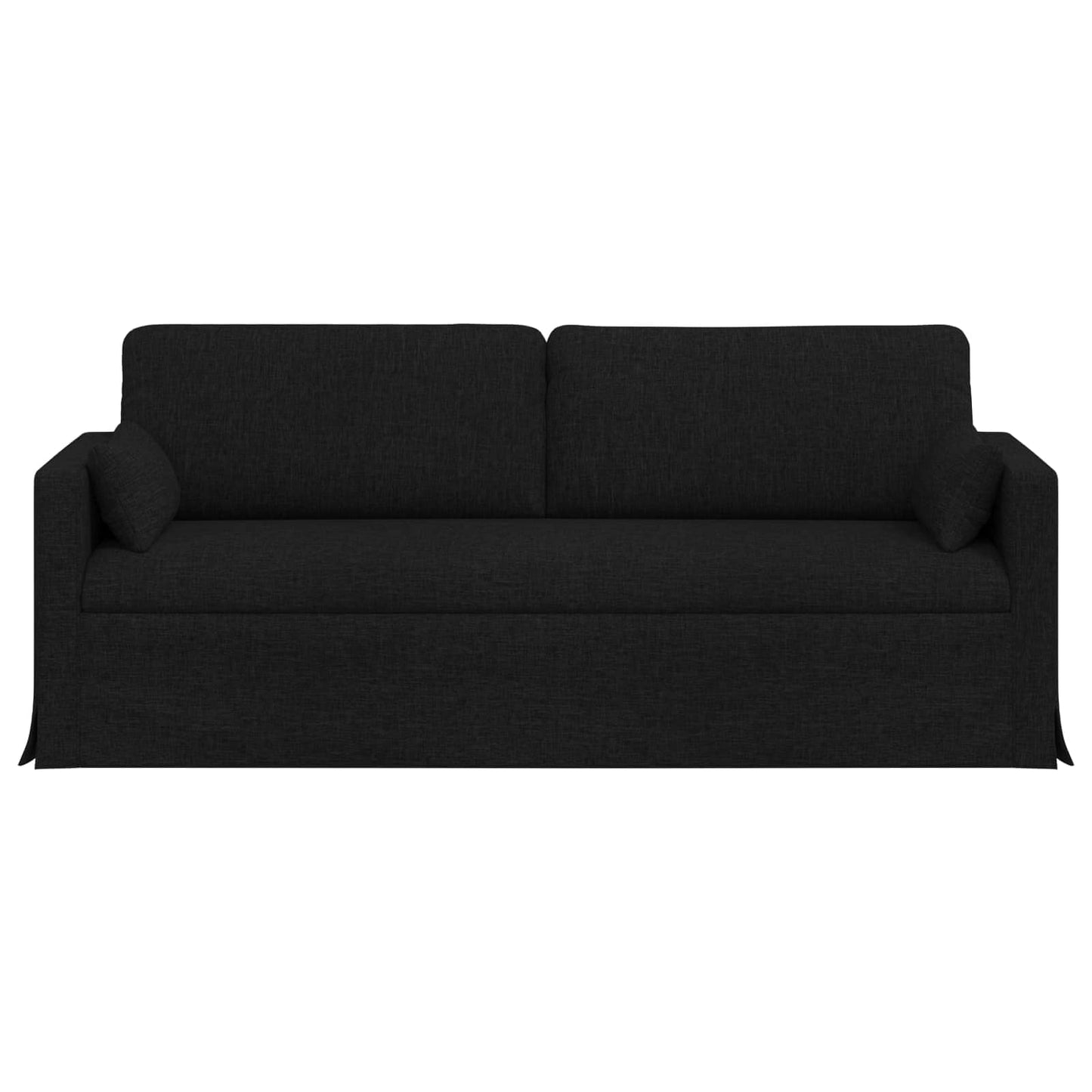 Sofa Schwarz 198 x 78 x 80 cm Stoff