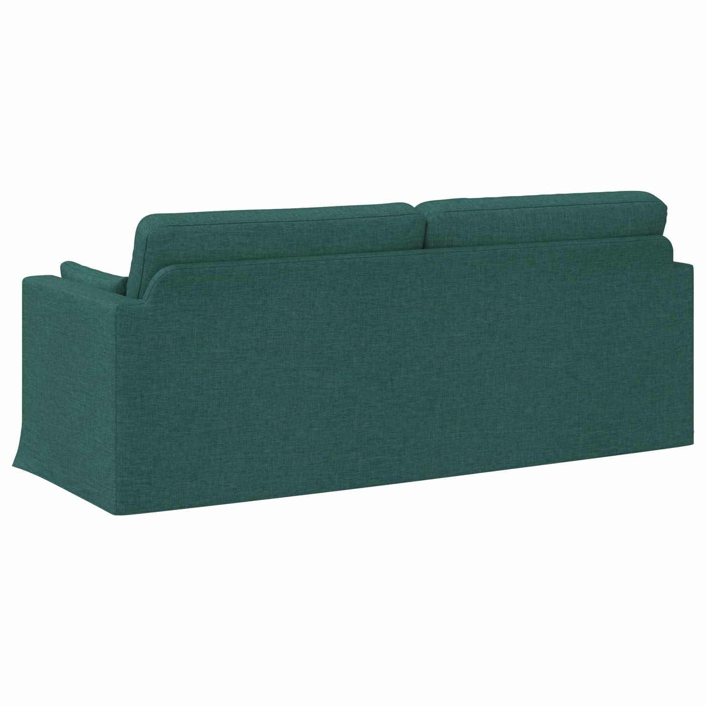 Sofa Dunkelgrün 198 x 78 x 80 cm Stoff