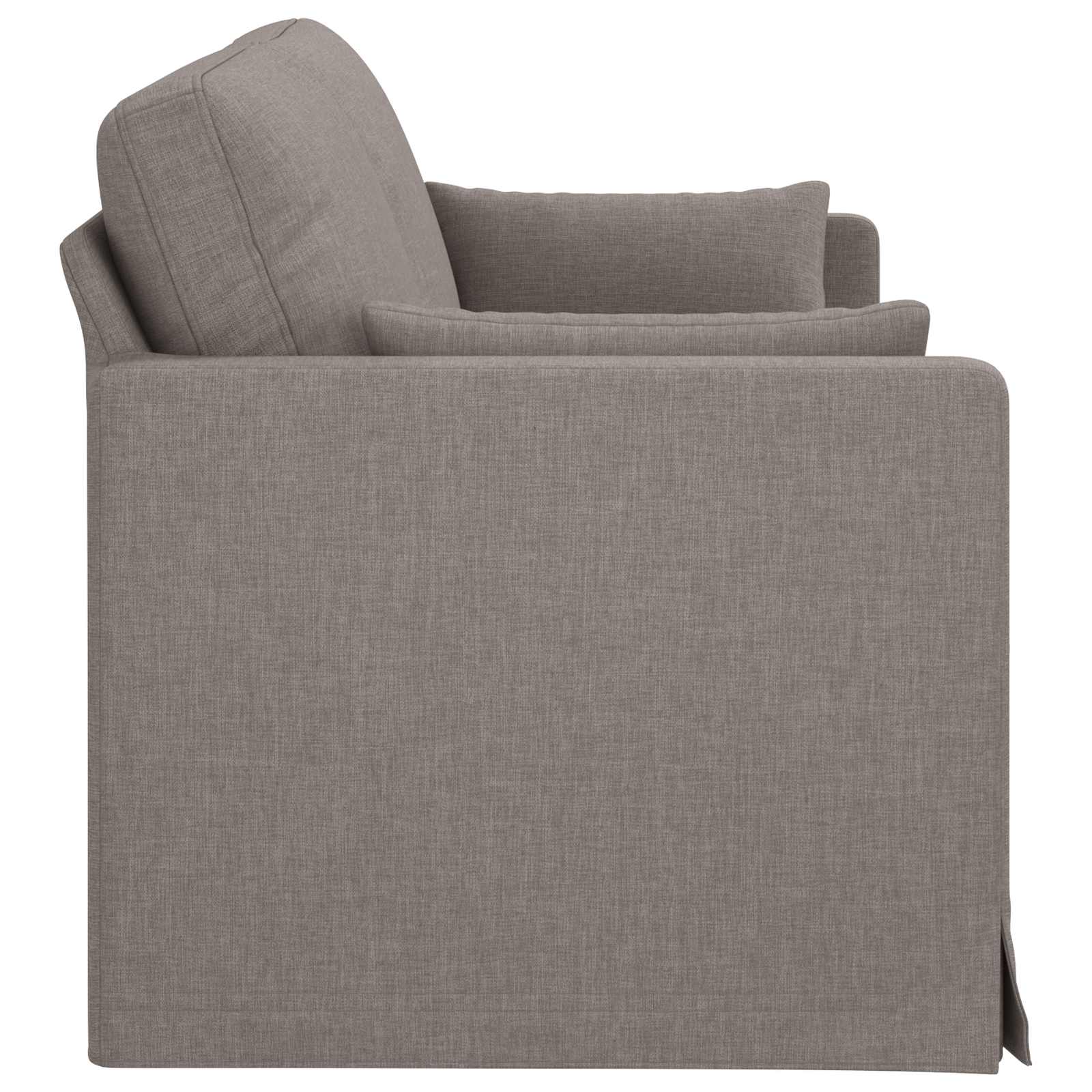 Sofa Taupe 198 x 78 x 80 cm Stoff