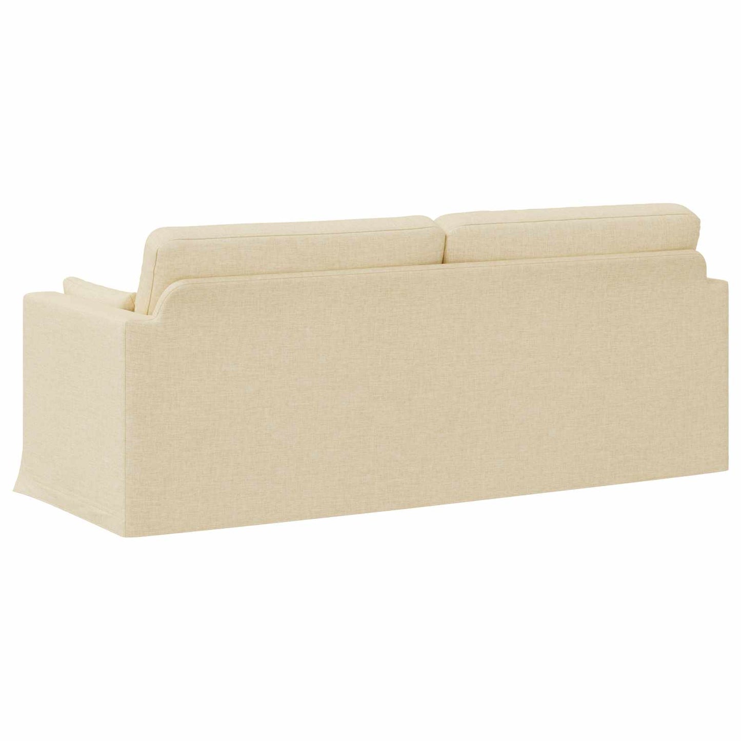 Sofa Creme 198 x 78 x 80 cm Stoff