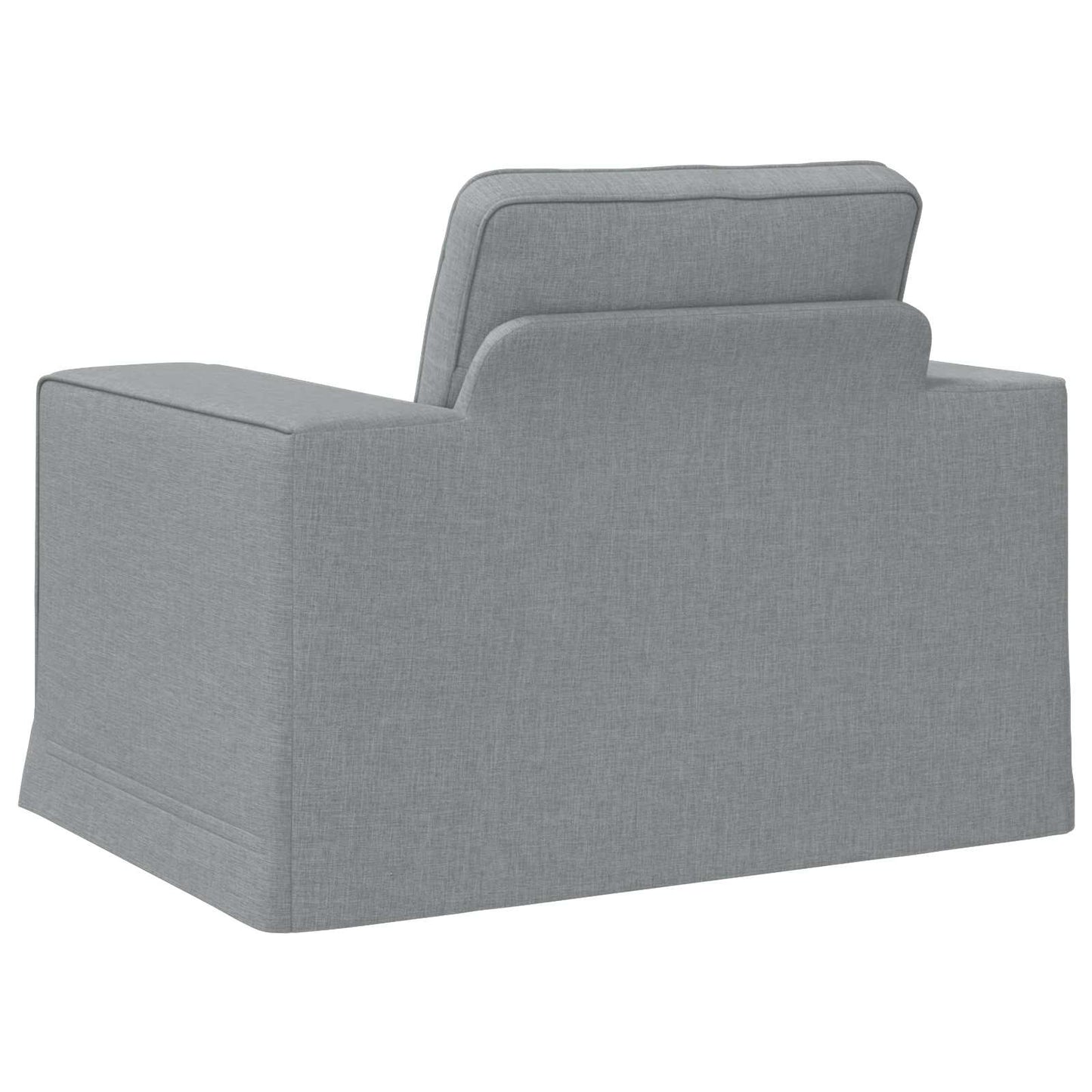 Sofa Hellgrau 103 x 80 x 82 cm Stoff