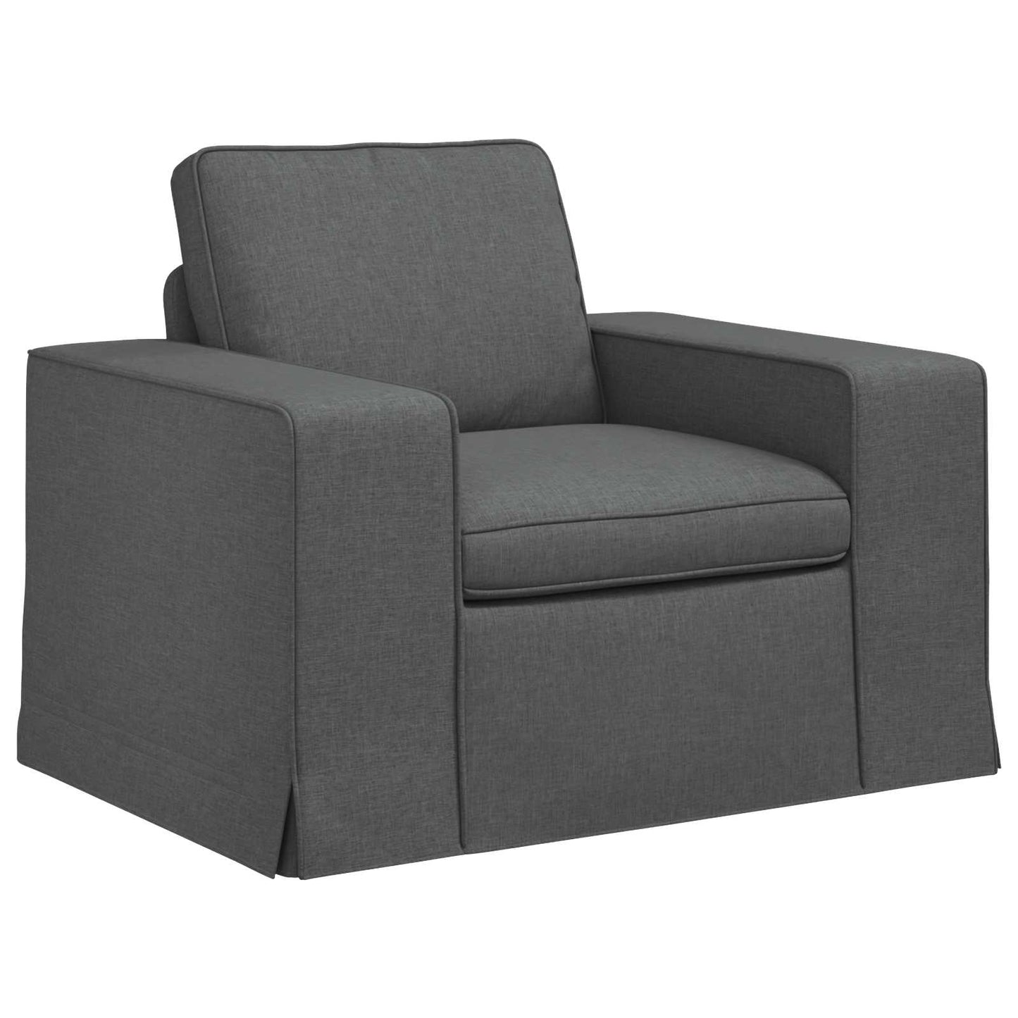 Sofa Dunkelgrau 103 x 80 x 82 cm Stoff