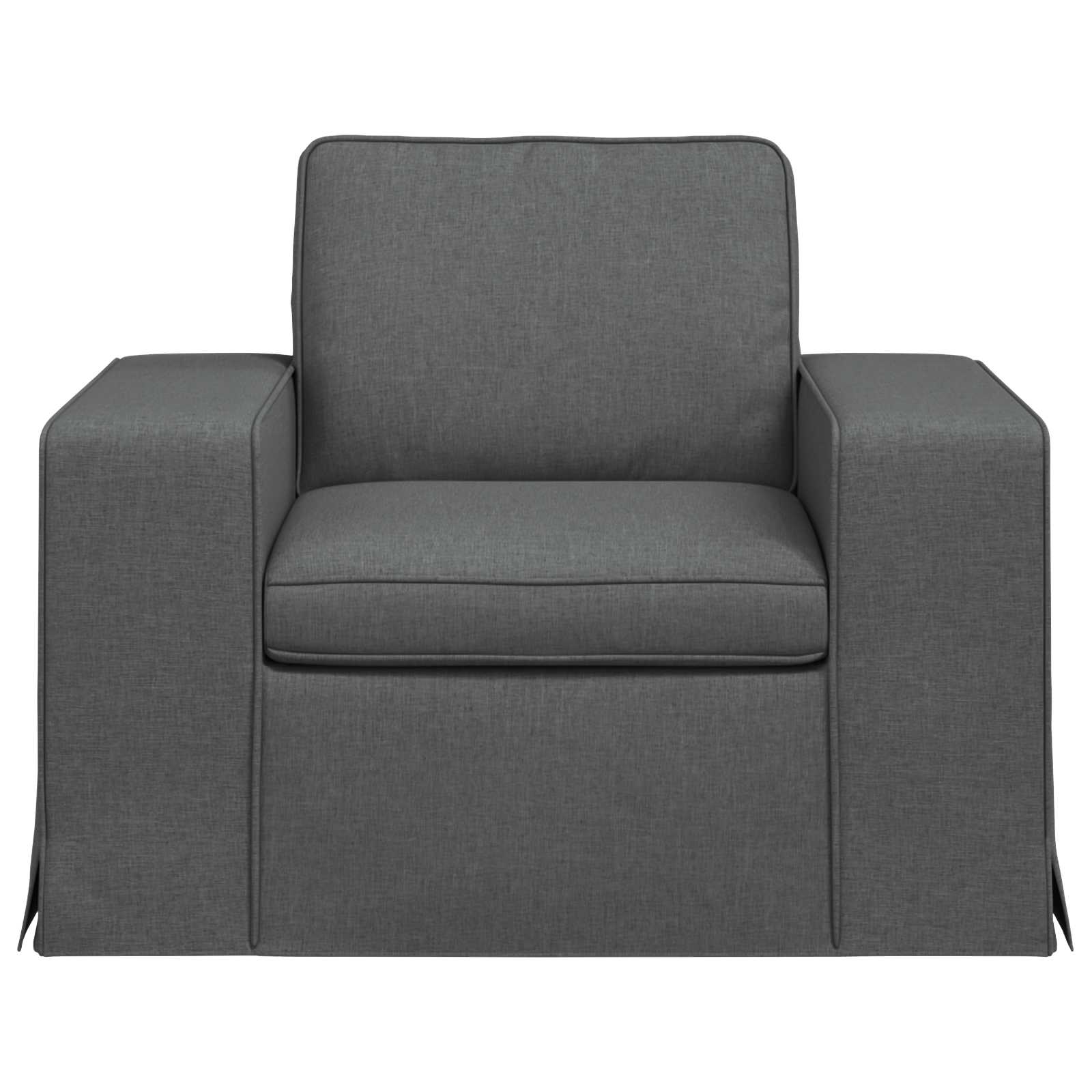 Sofa Dunkelgrau 103 x 80 x 82 cm Stoff
