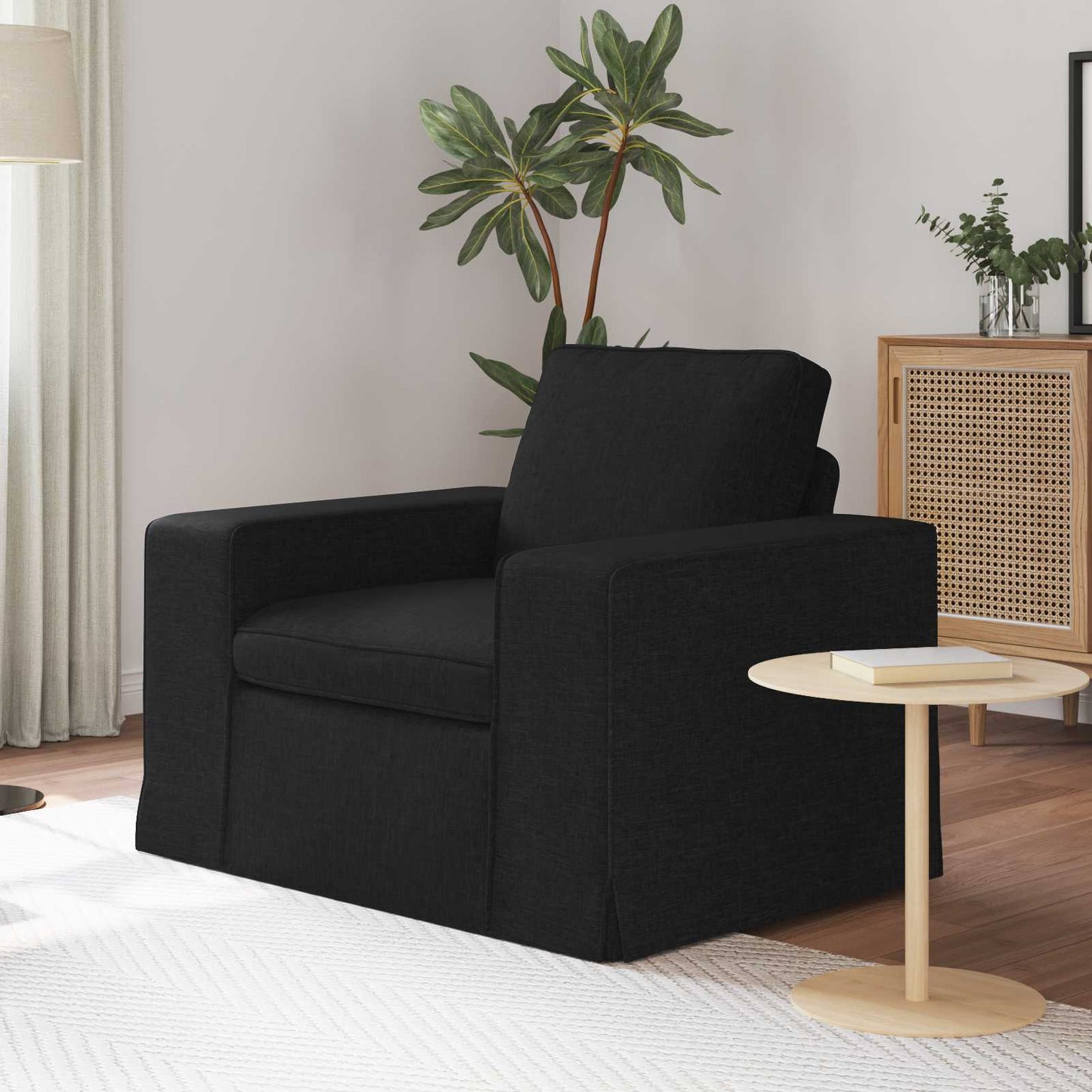 Sofa Schwarz 103 x 80 x 82 cm Stoff