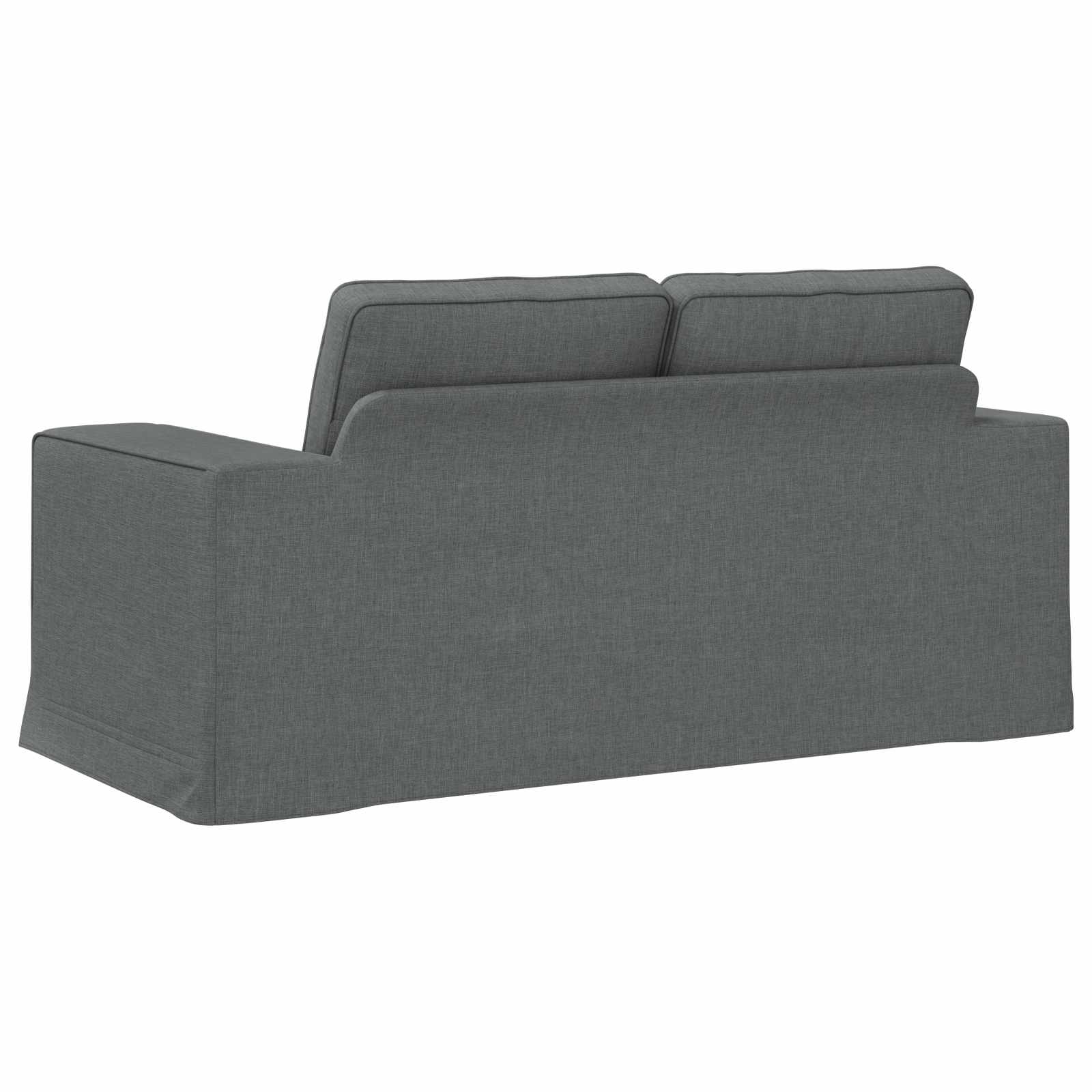 Sofa Dunkelgrau 162 x 80 x 82 cm Stoff