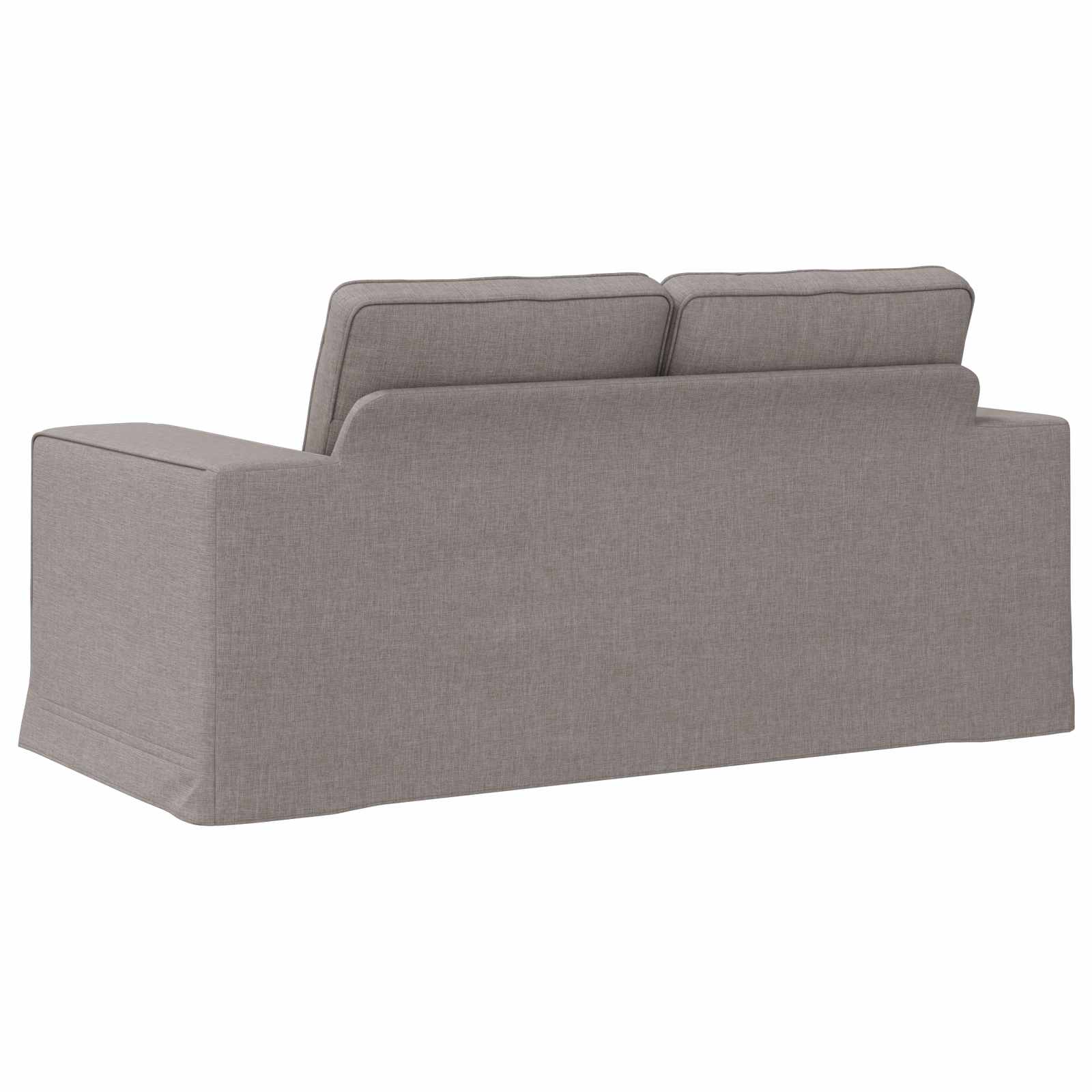 Sofa Taupe 162 x 80 x 82 cm Stoff