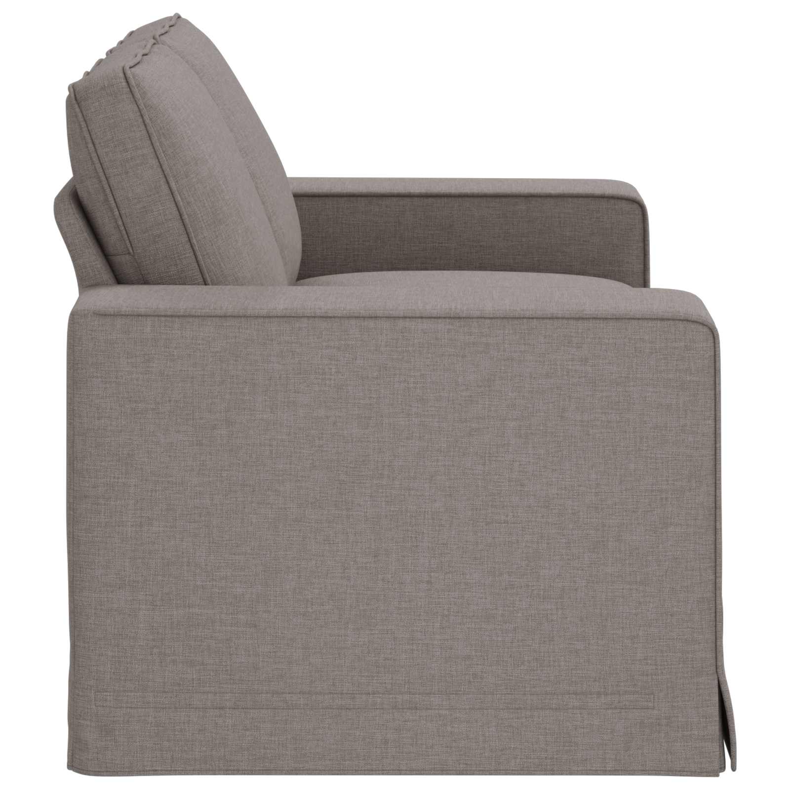 Sofa Taupe 162 x 80 x 82 cm Stoff