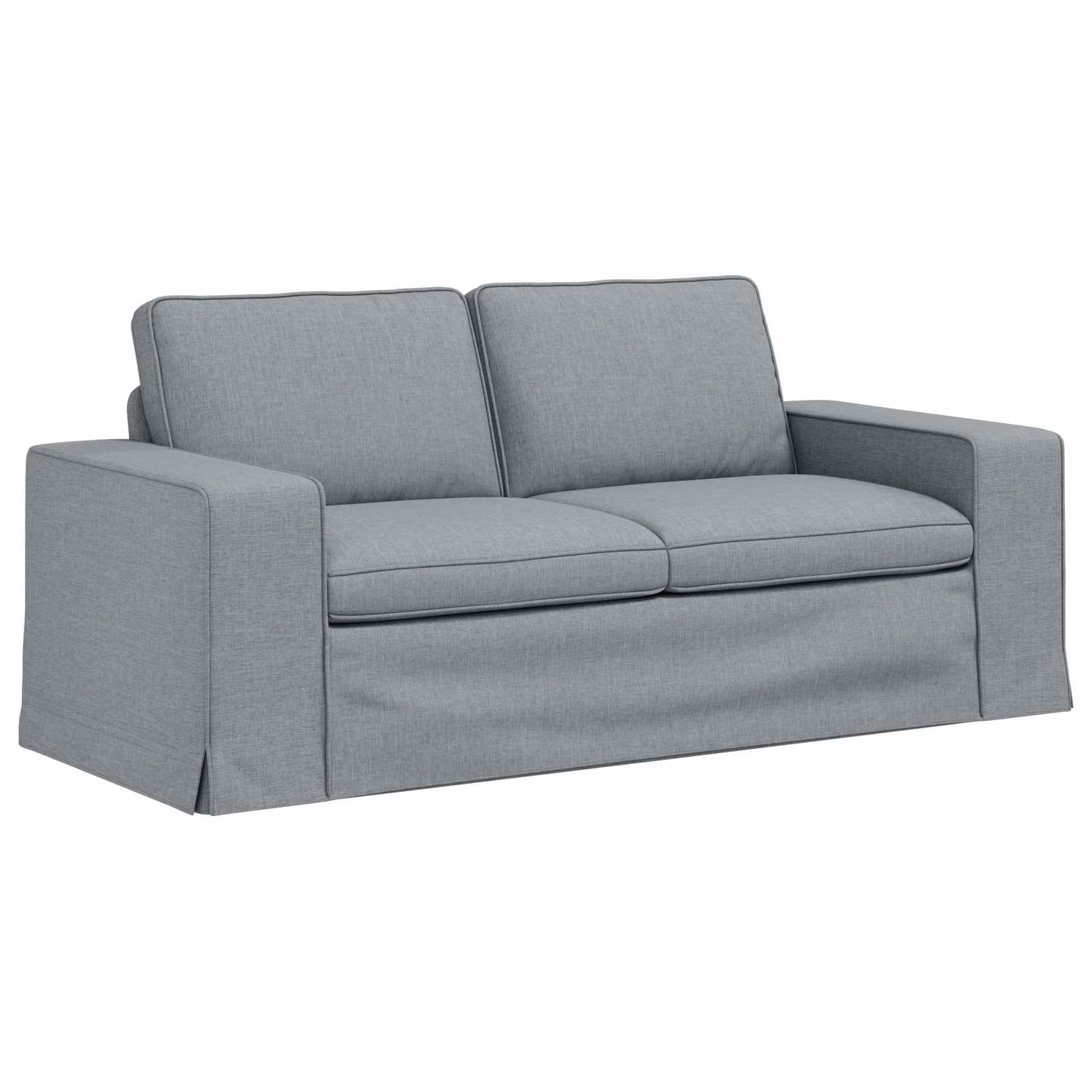 Sofa Hellgrau 182 x 80 x 82 cm Stoff