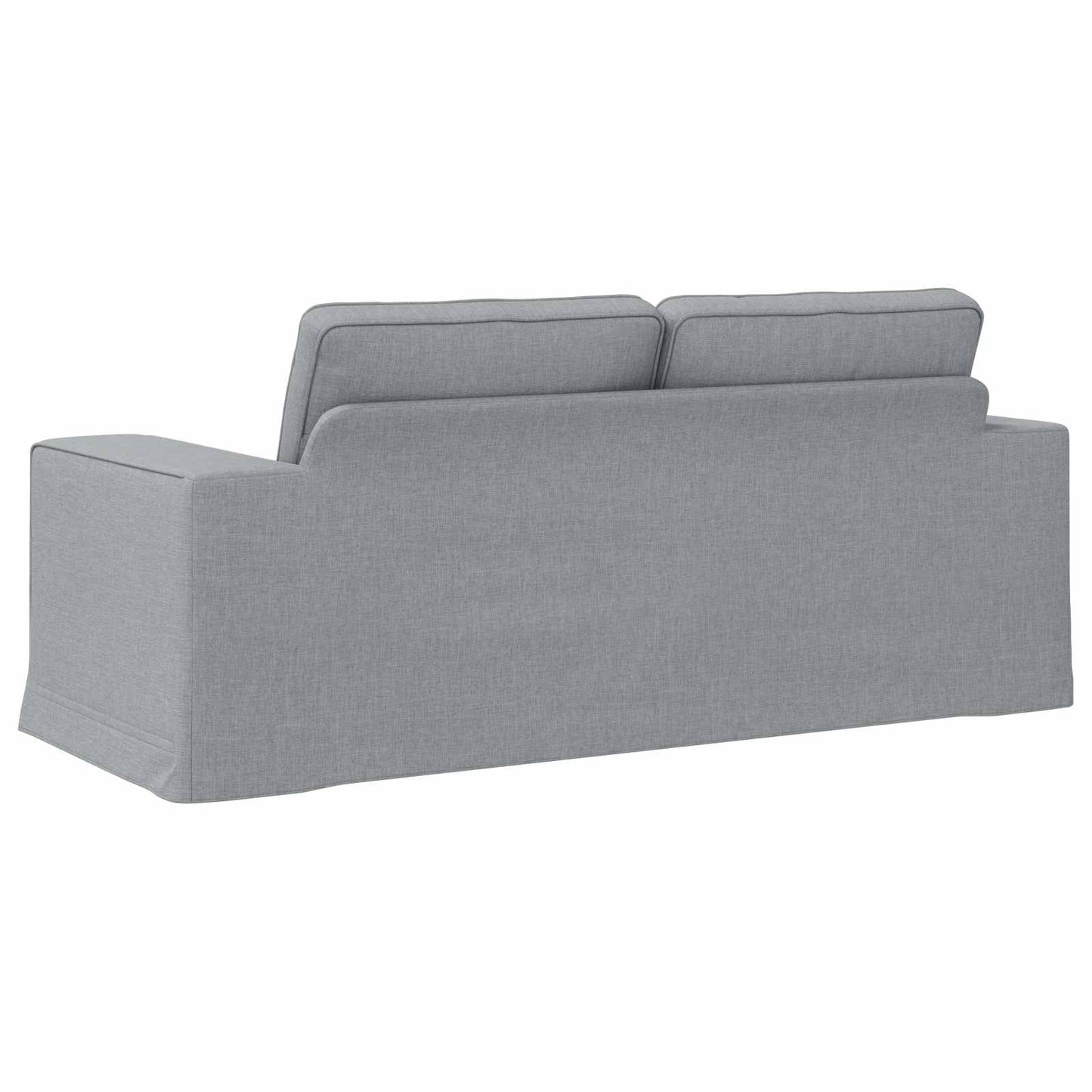 Sofa Hellgrau 182 x 80 x 82 cm Stoff
