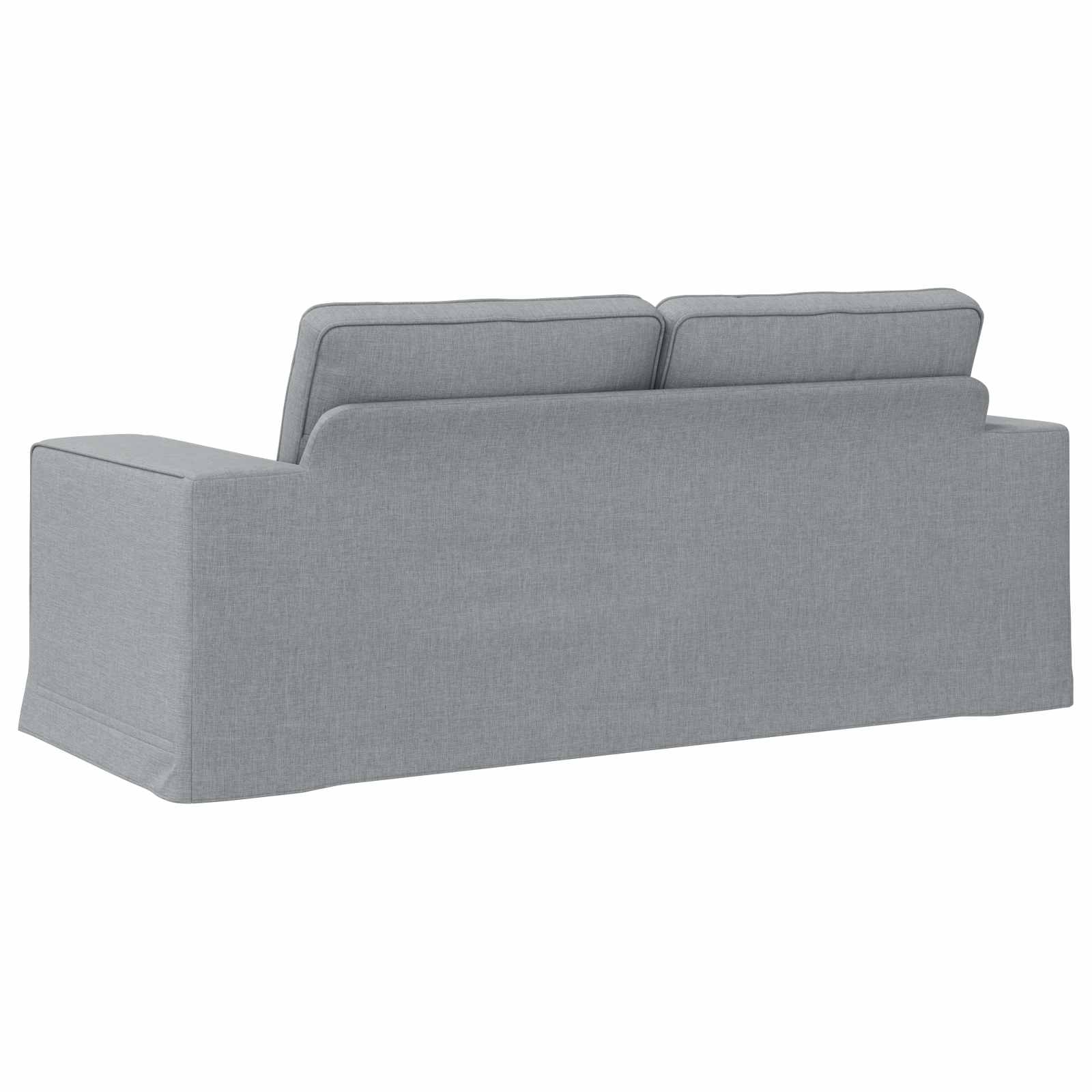 Sofa Hellgrau 182 x 80 x 82 cm Stoff