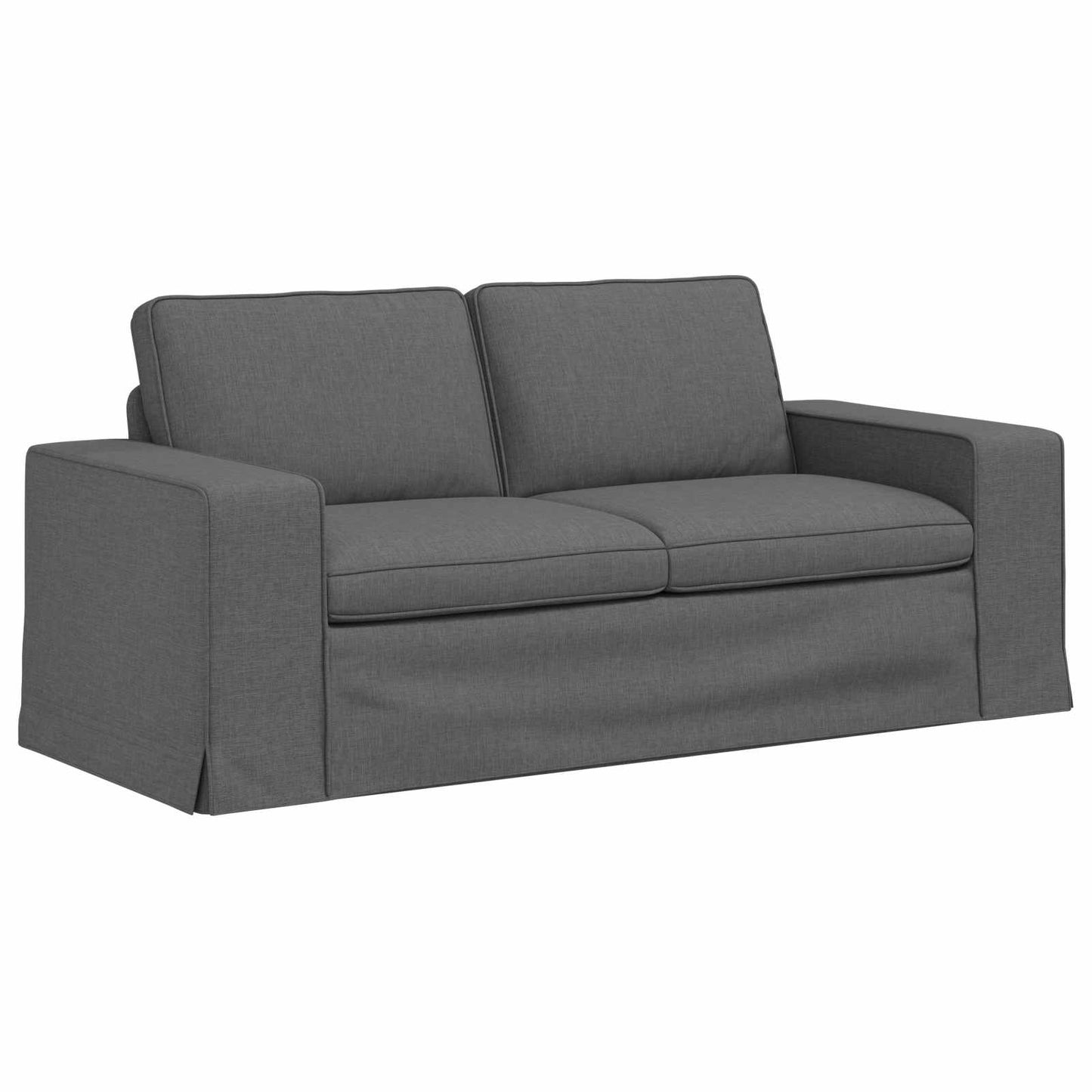 Sofa Dunkelgrau 182 x 80 x 82 cm Stoff