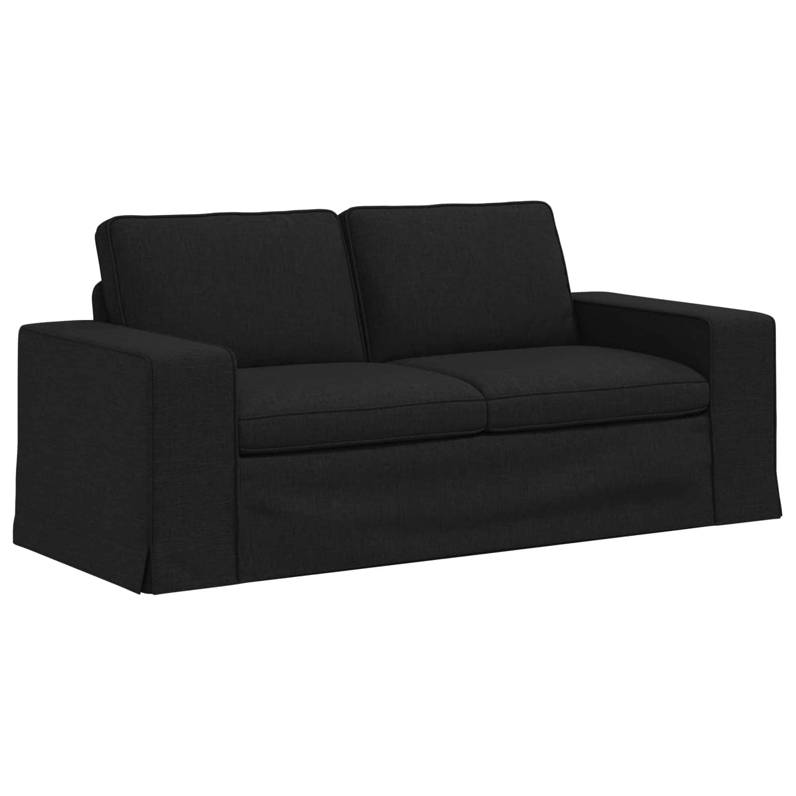 Sofa Schwarz 182 x 80 x 82 cm Stoff