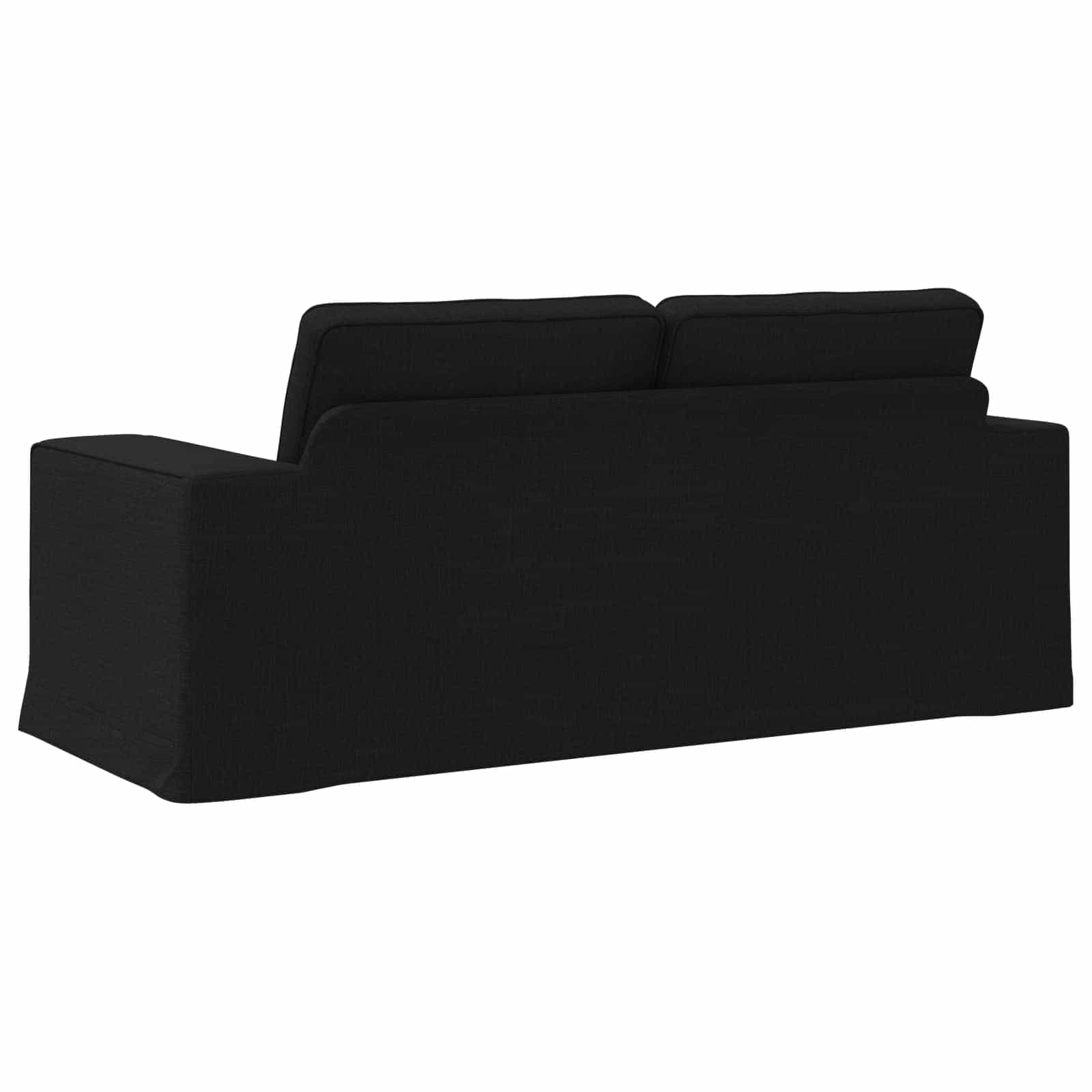 Sofa Schwarz 182 x 80 x 82 cm Stoff