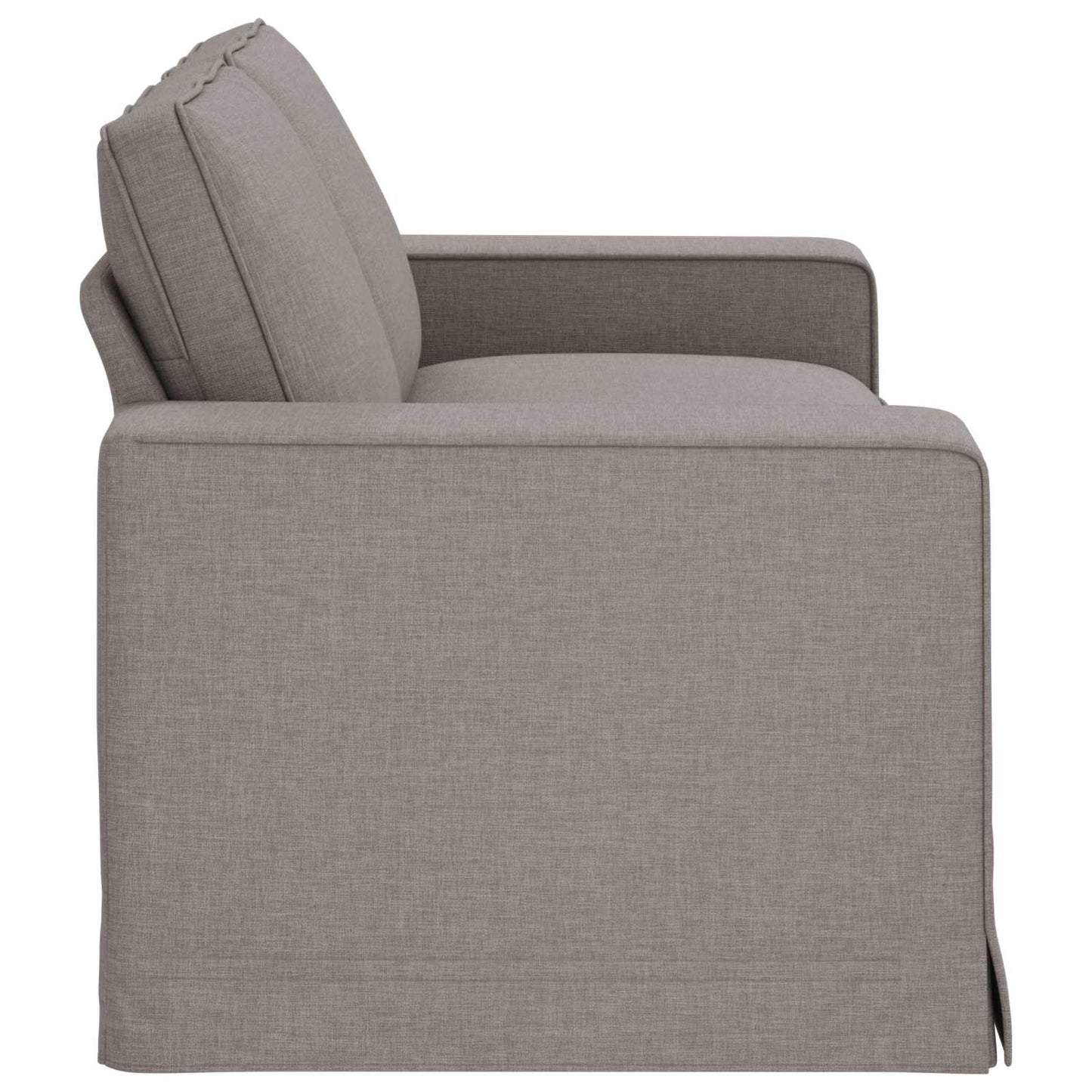 Sofa Taupe 182 x 80 x 82 cm Stoff