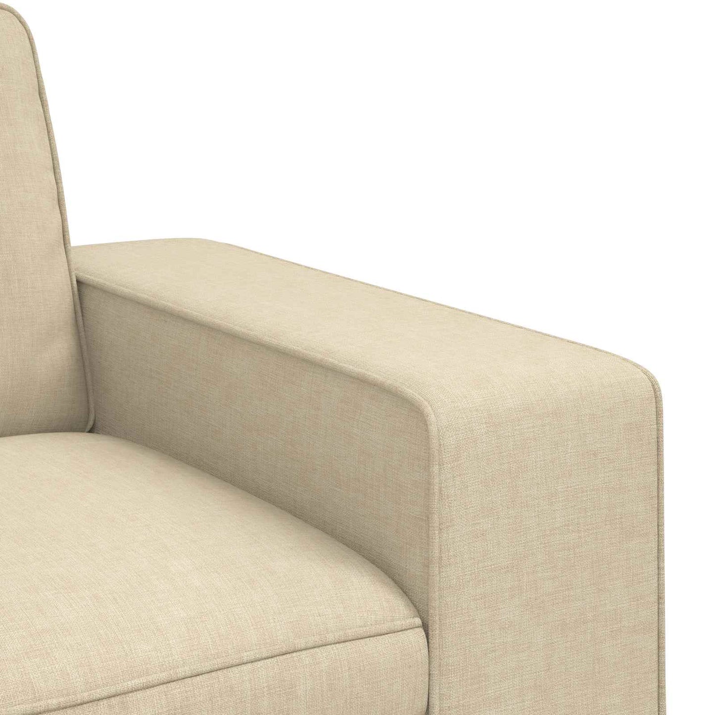 Sofa Creme 182 x 80 x 82 cm Stoff