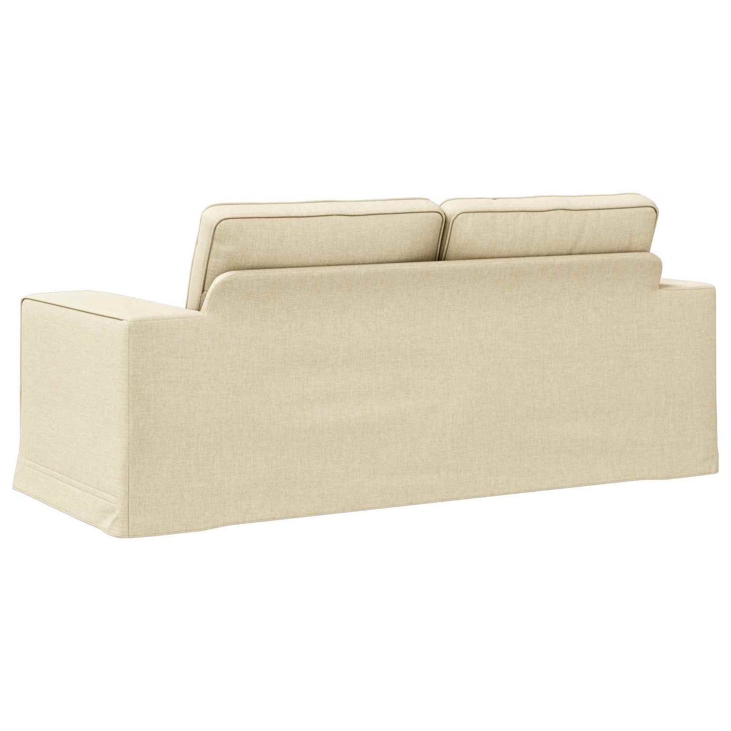 Sofa Creme 182 x 80 x 82 cm Stoff
