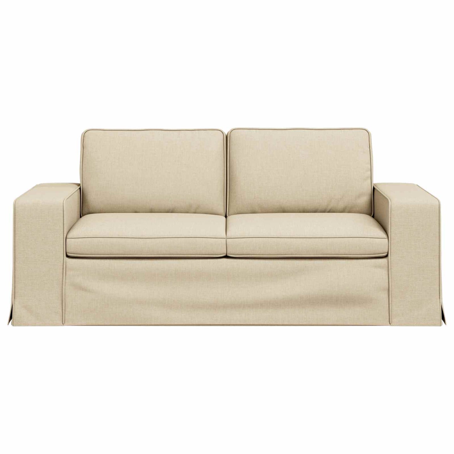 Sofa Creme 182 x 80 x 82 cm Stoff