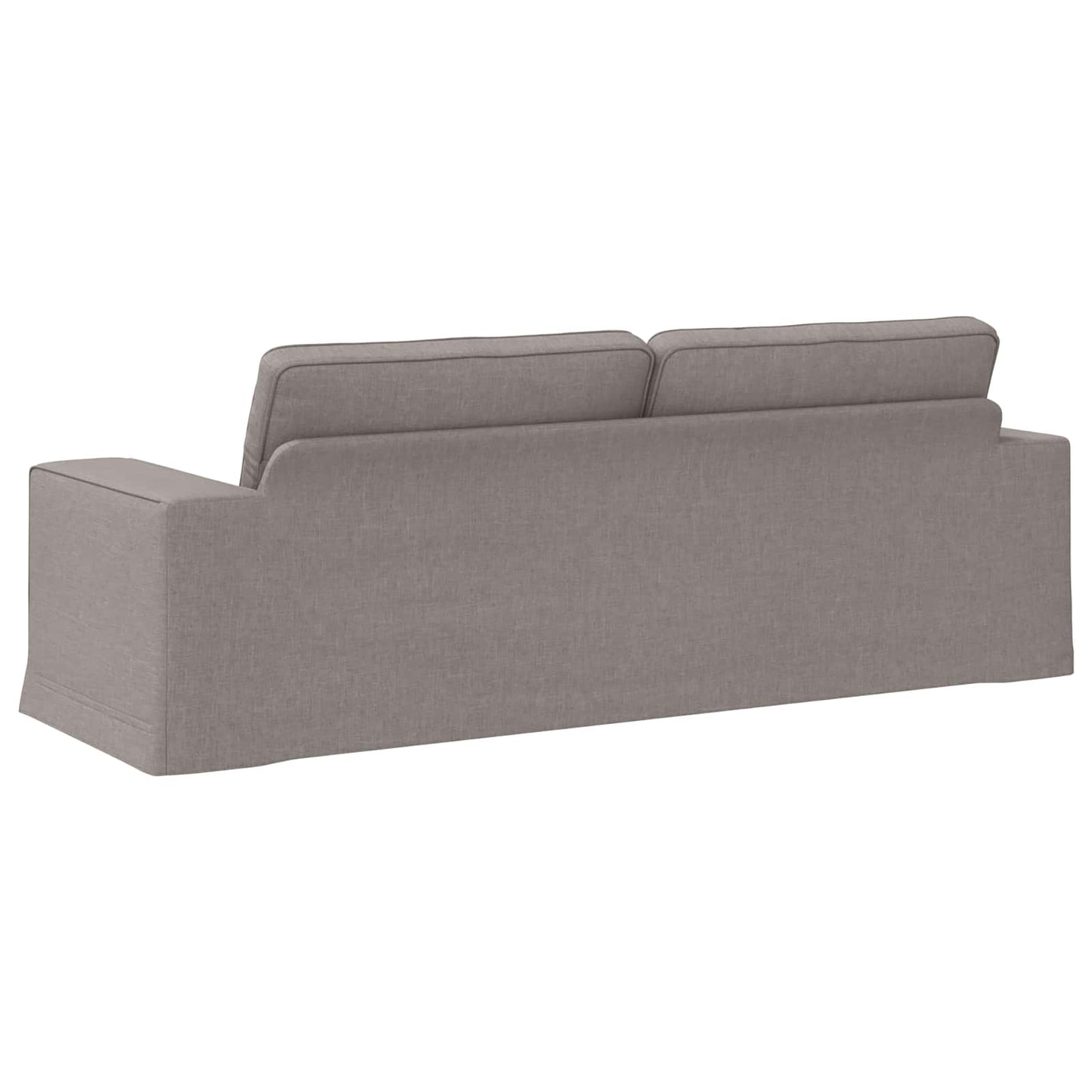 Sofa Taupe 222 x 80 x 82 cm Stoff
