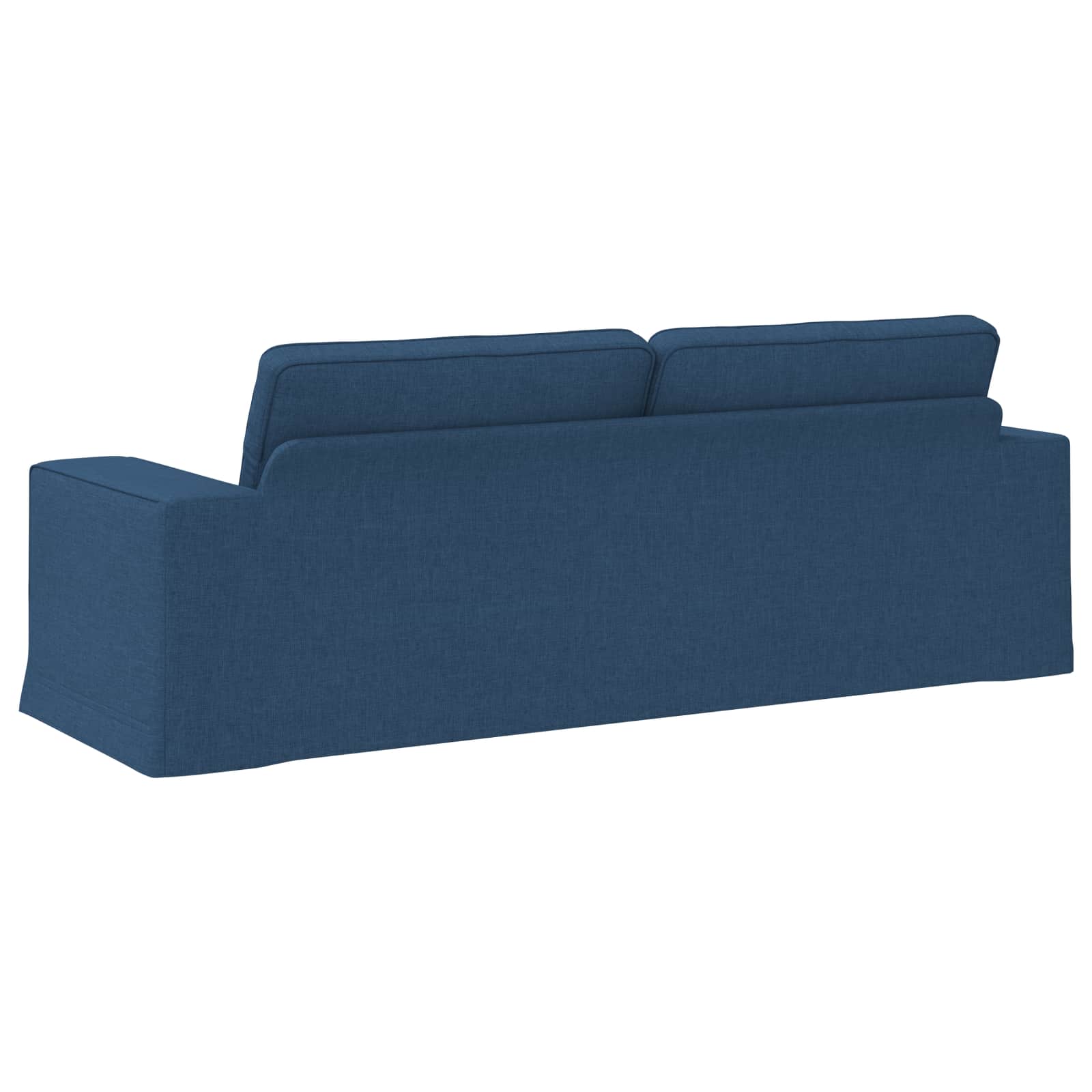 Sofa Blau 222 x 80 x 82 cm Stoff