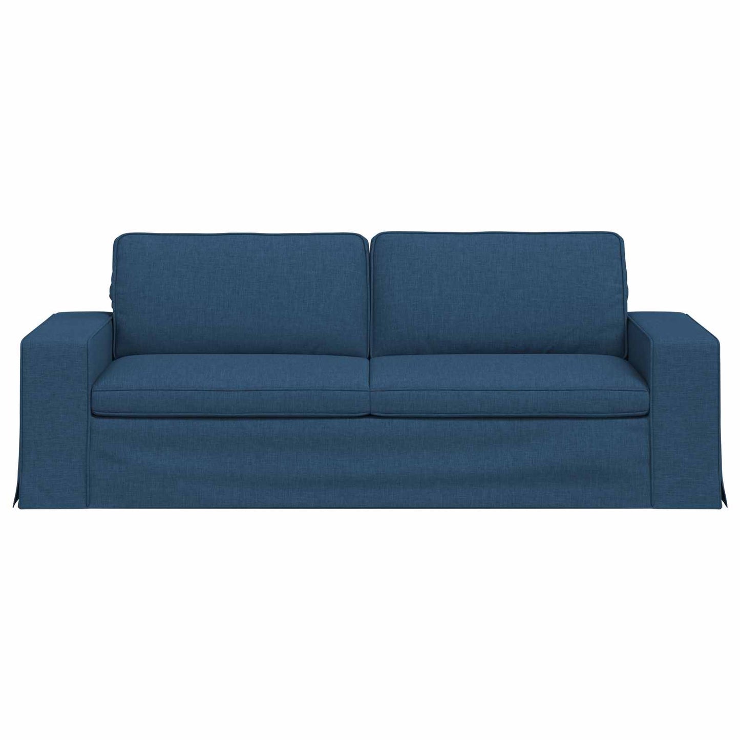 Sofa Blau 222 x 80 x 82 cm Stoff