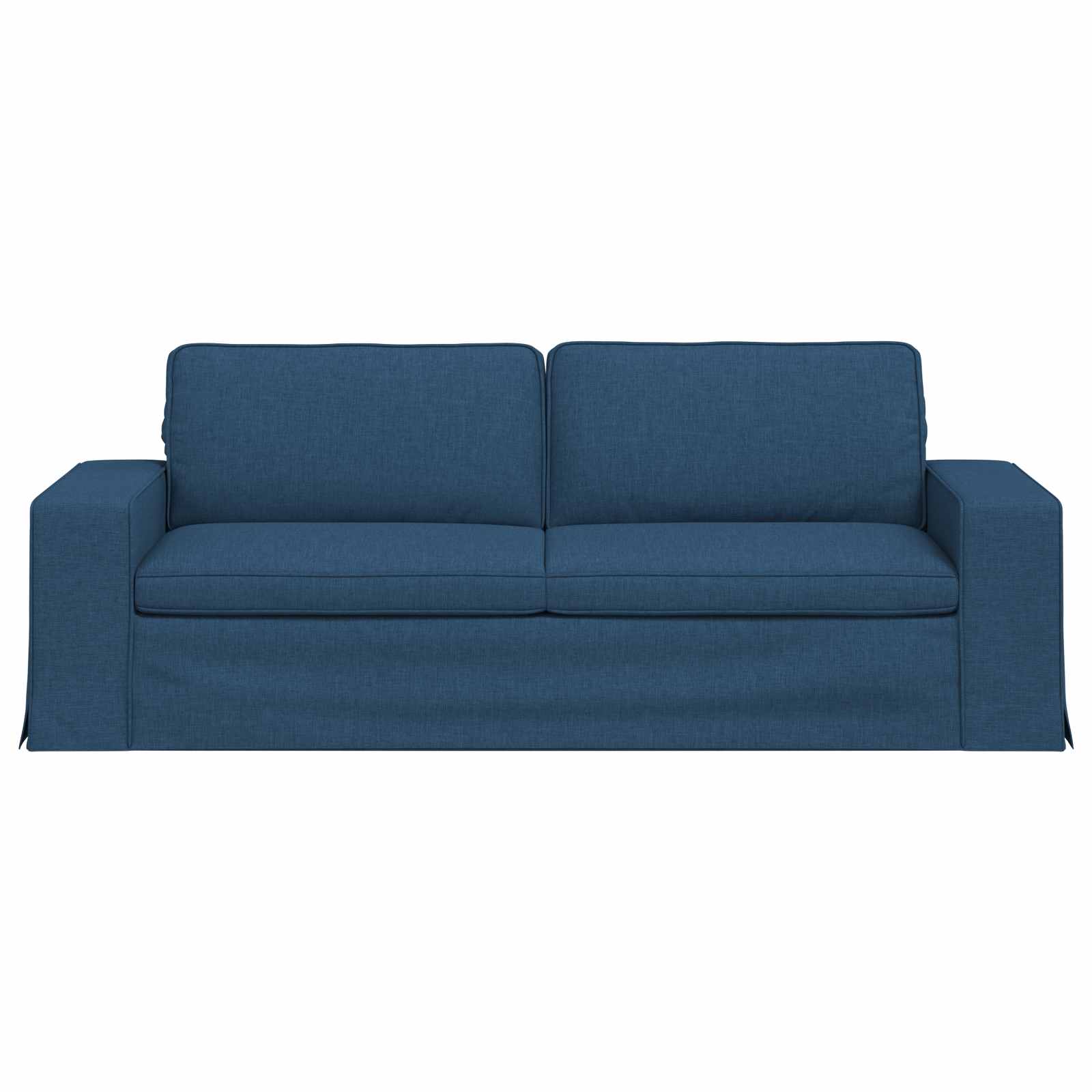 Sofa Blau 222 x 80 x 82 cm Stoff