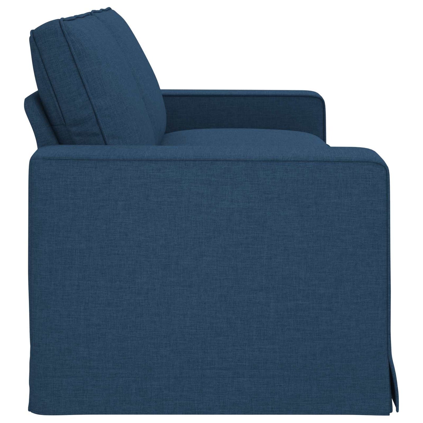 Sofa Blau 222 x 80 x 82 cm Stoff