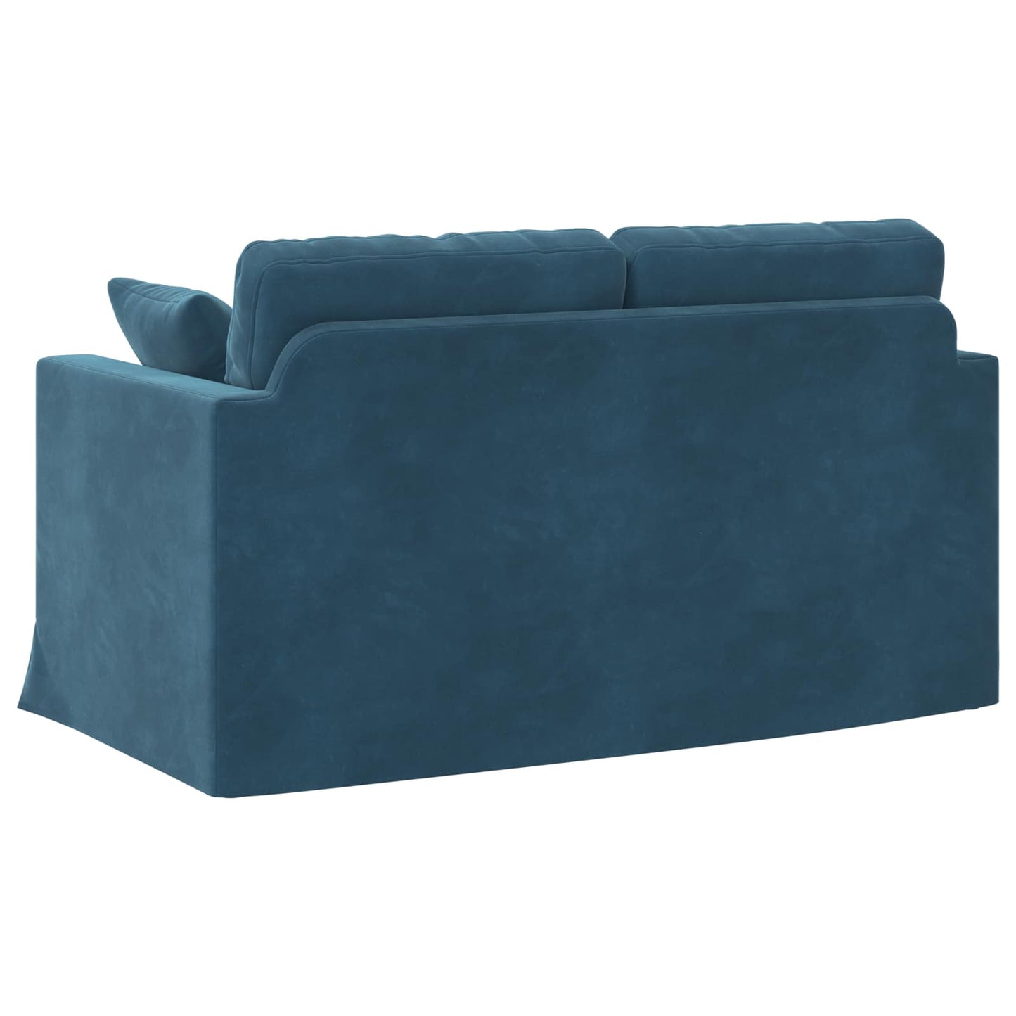 Sofa Blau 138 x 78 x 80 cm Samt