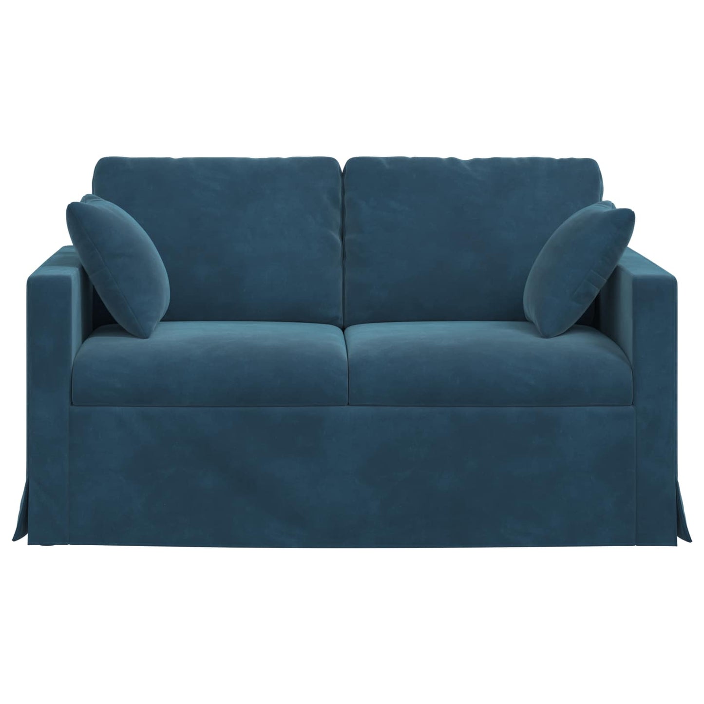 Sofa Blau 138 x 78 x 80 cm Samt
