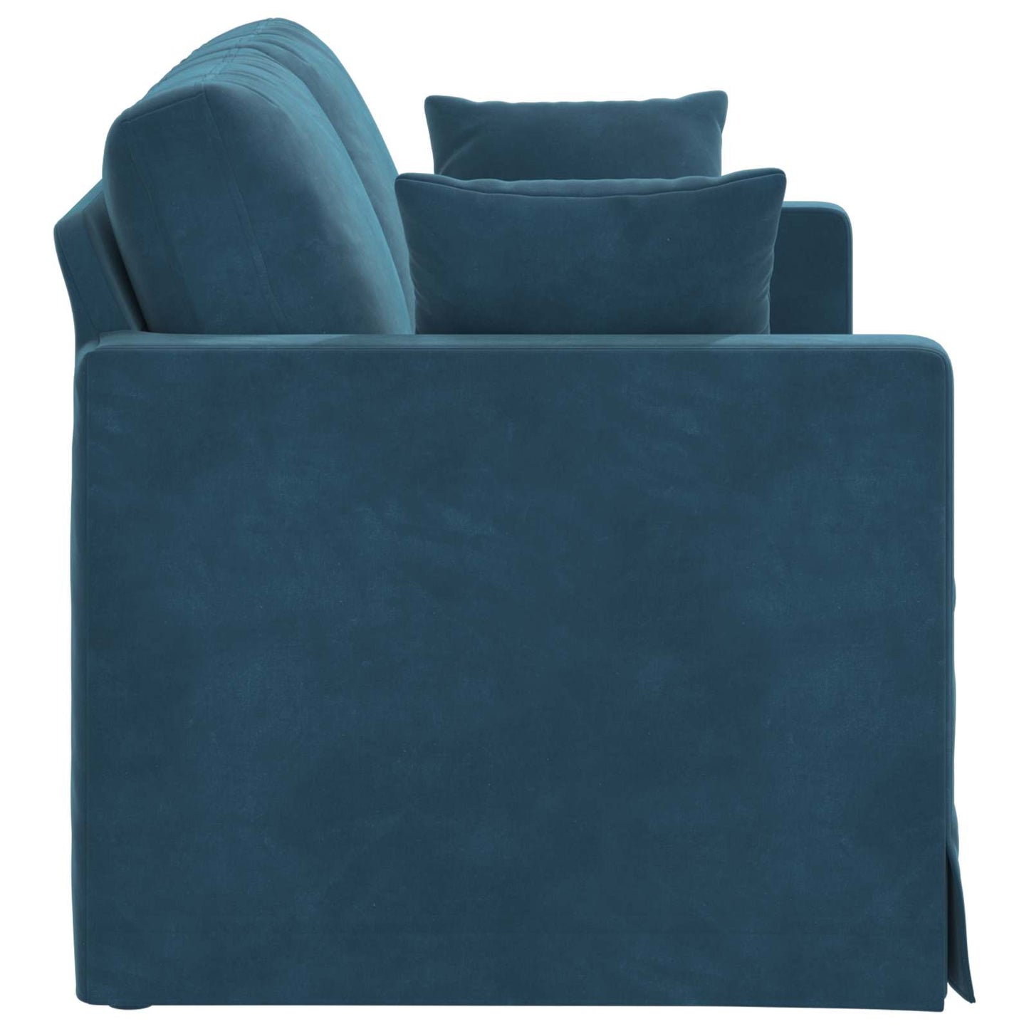 Sofa Blau 138 x 78 x 80 cm Samt