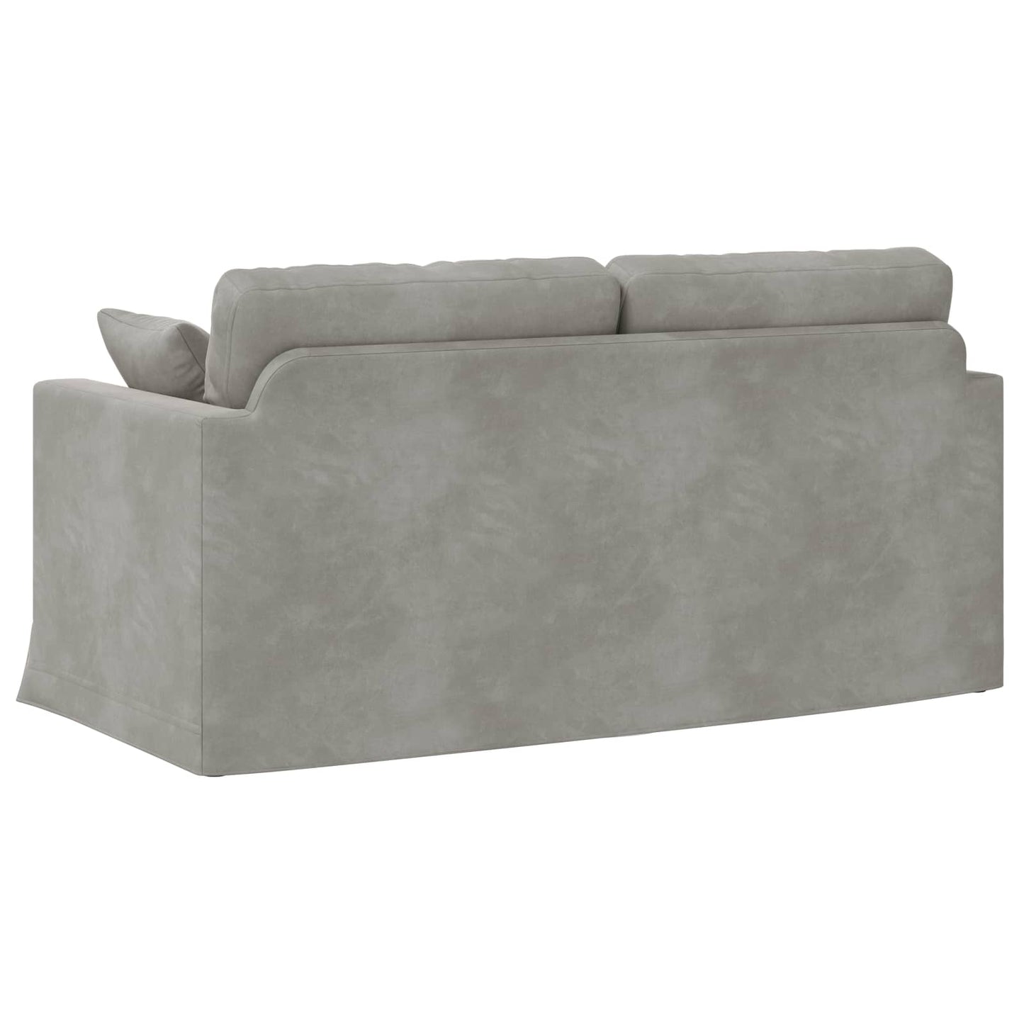 Sofa Hellgrau 158 x 78 x 80 cm Samt