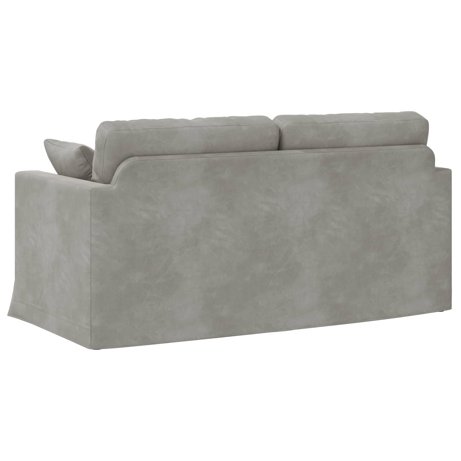 Sofa Hellgrau 158 x 78 x 80 cm Samt