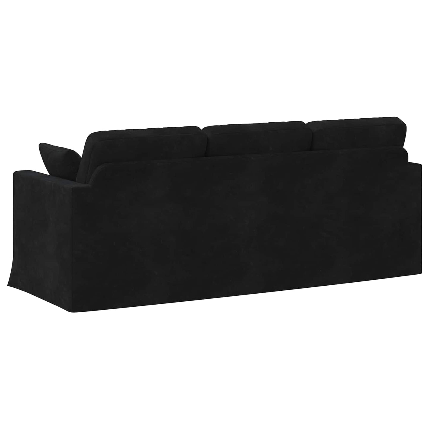Sofa Schwarz 198 x 78 x 80 cm Samt