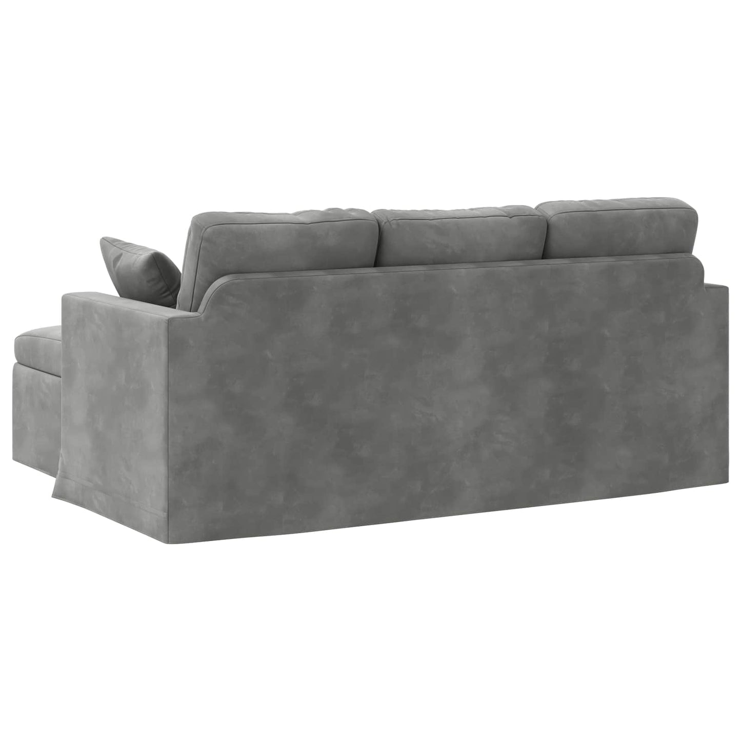 Sofa Dunkelgrau 178 x 134 x 80 cm Samt